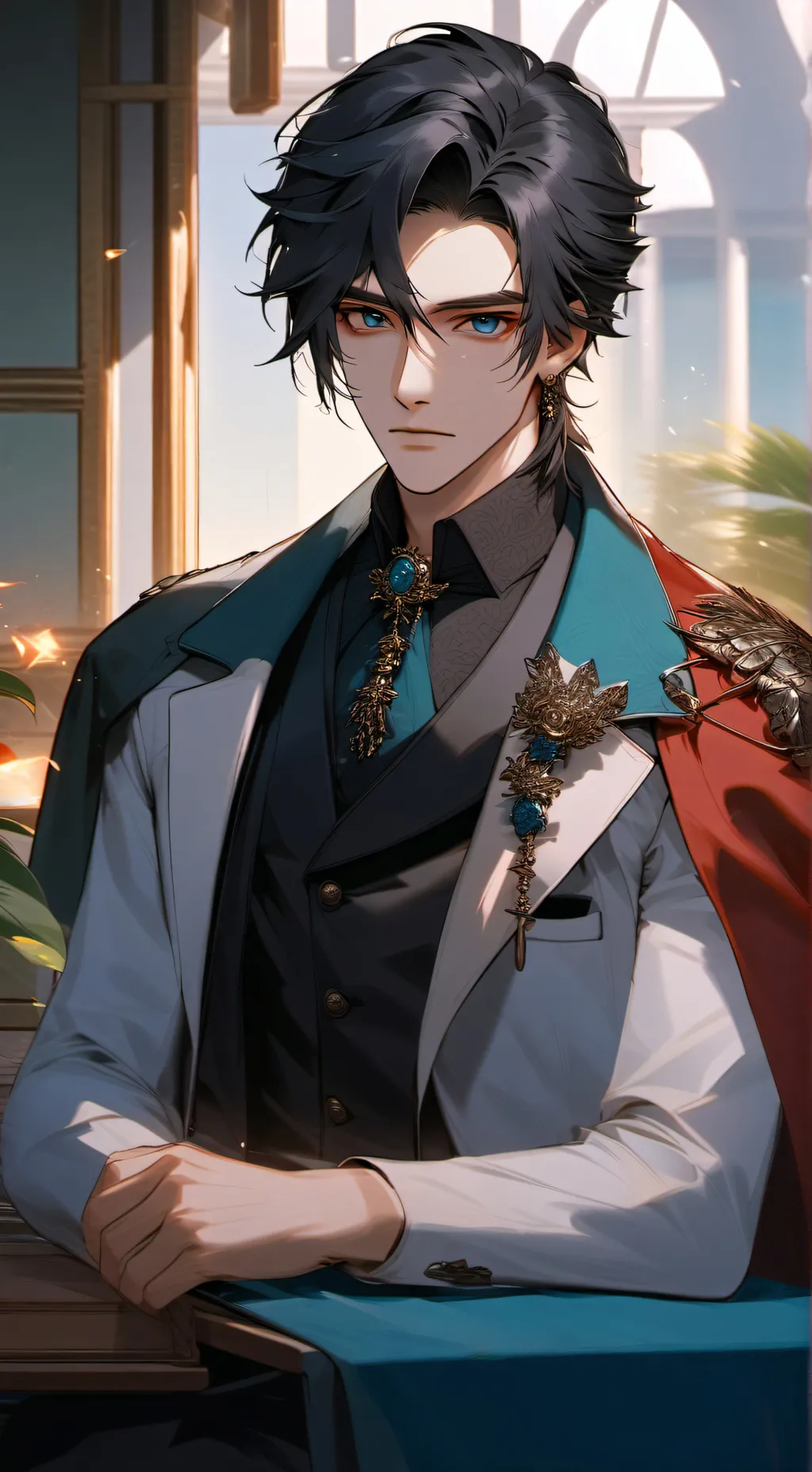 ai character: Zenoth. Zang background