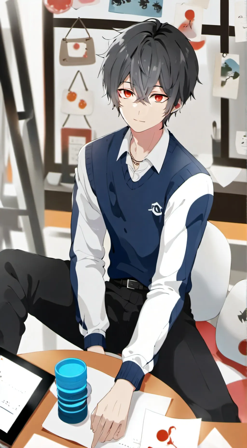 ai character: Zeke background