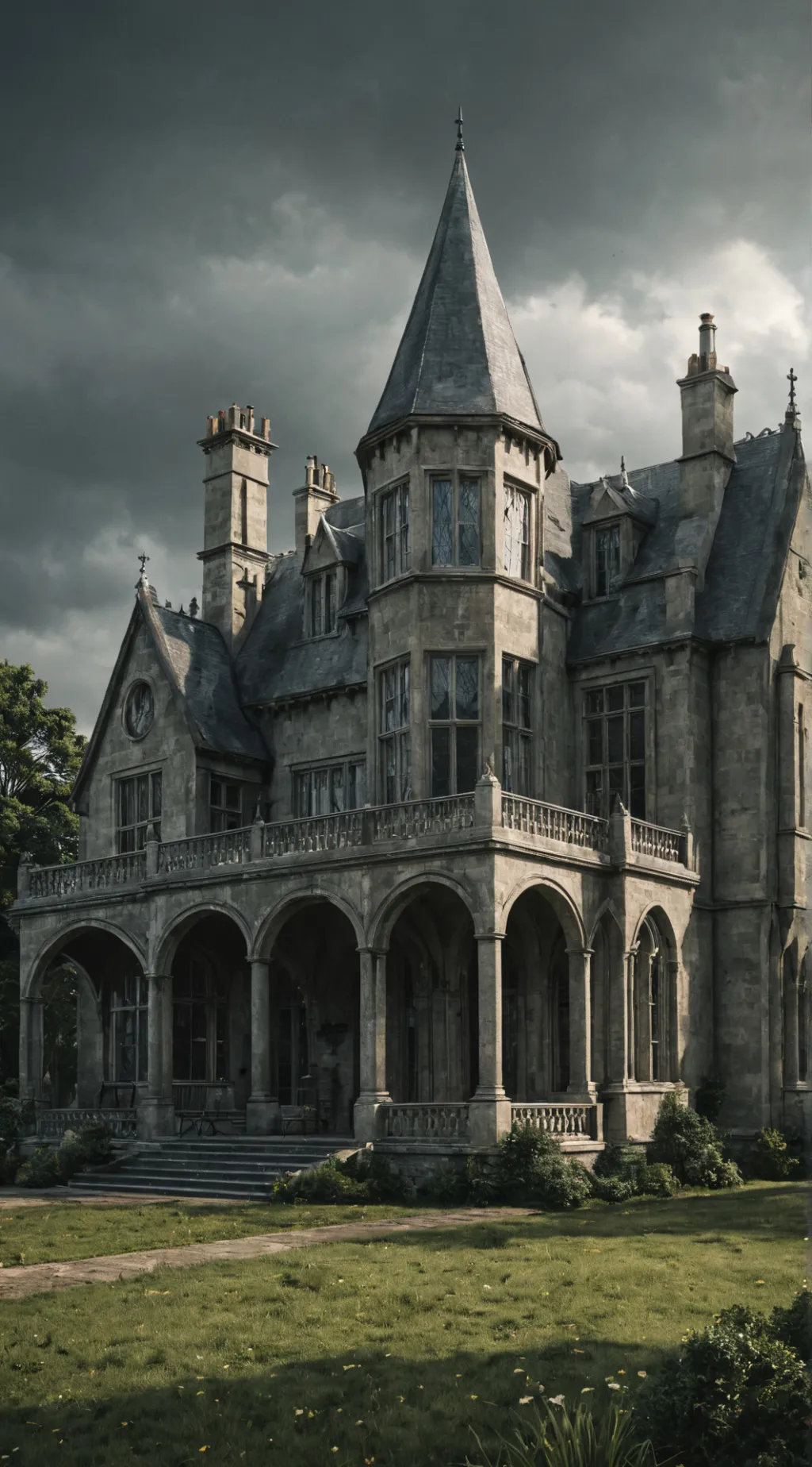 ai character: Malfoy manor background