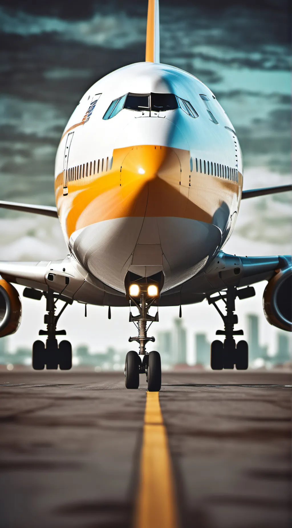 ai character: 747 background