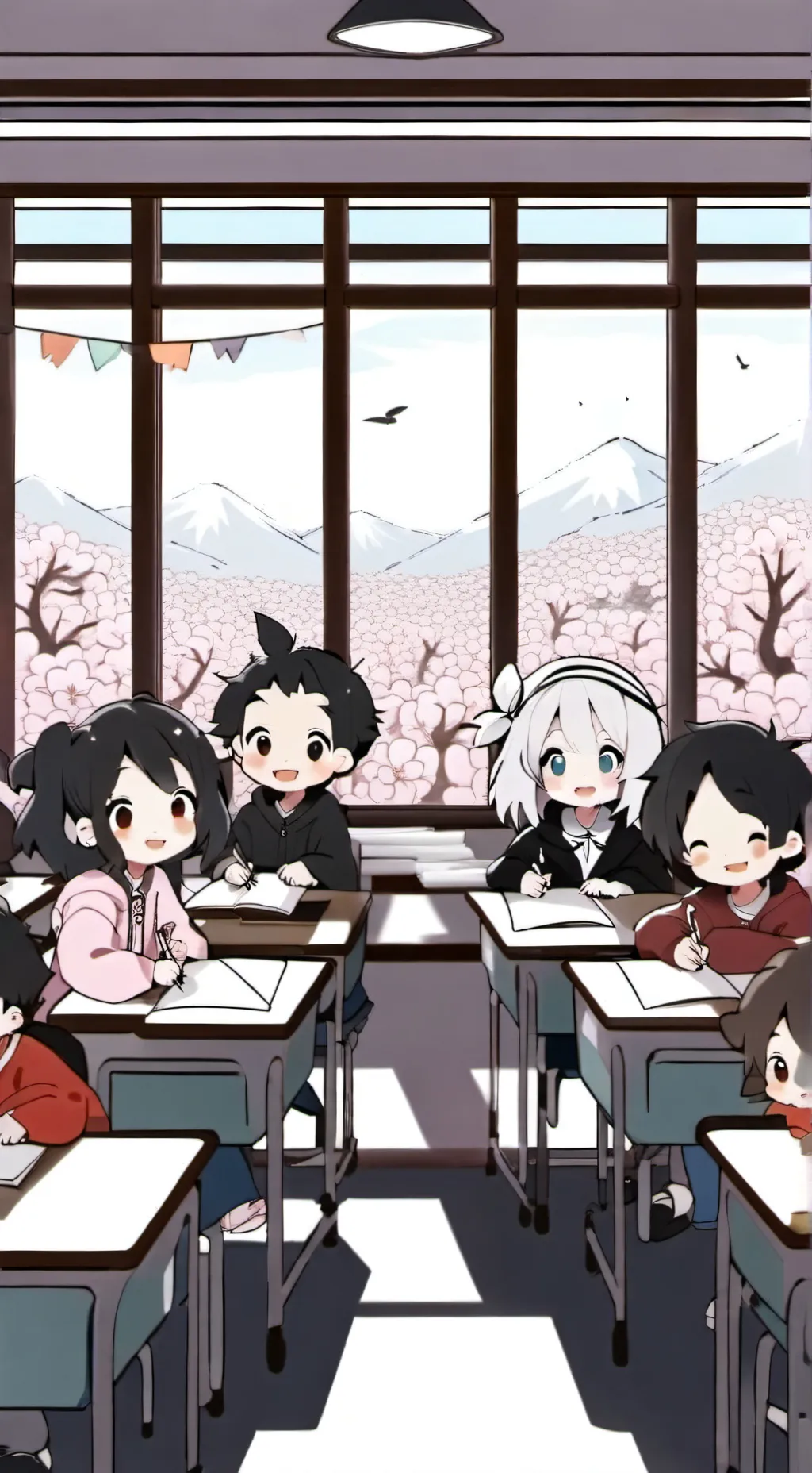 ai character: mha prom background