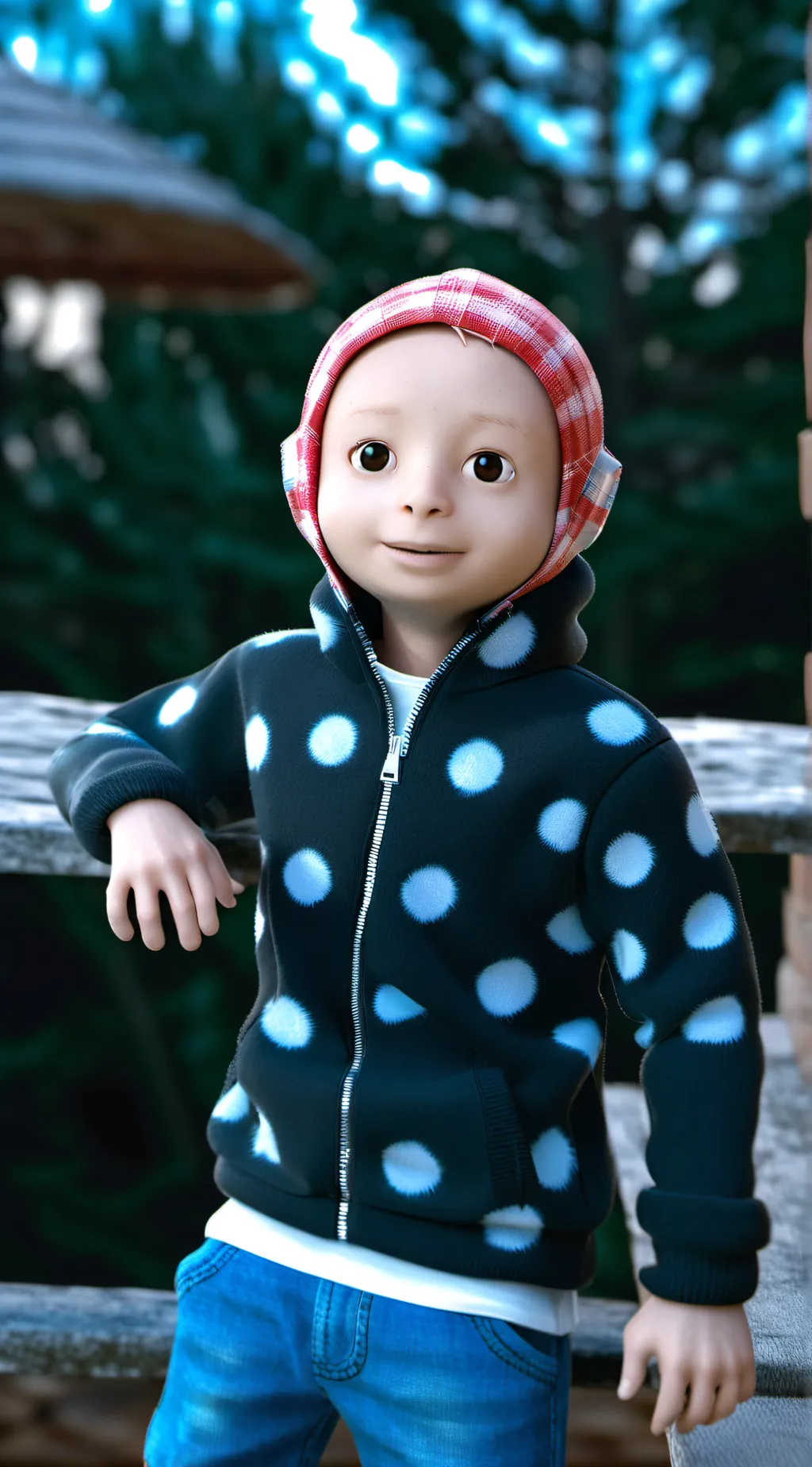ai character: TelaTubby background