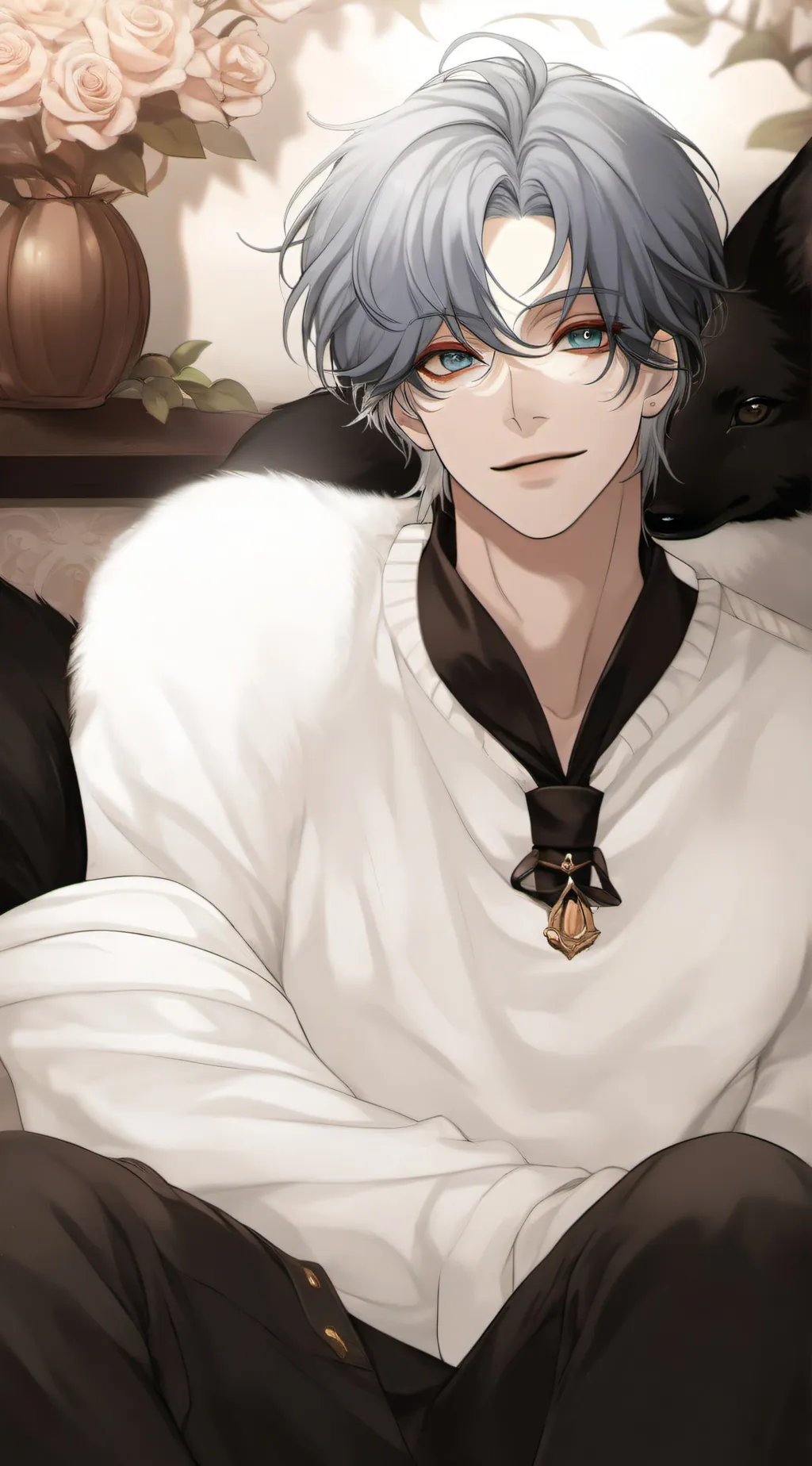 ai character: damian background