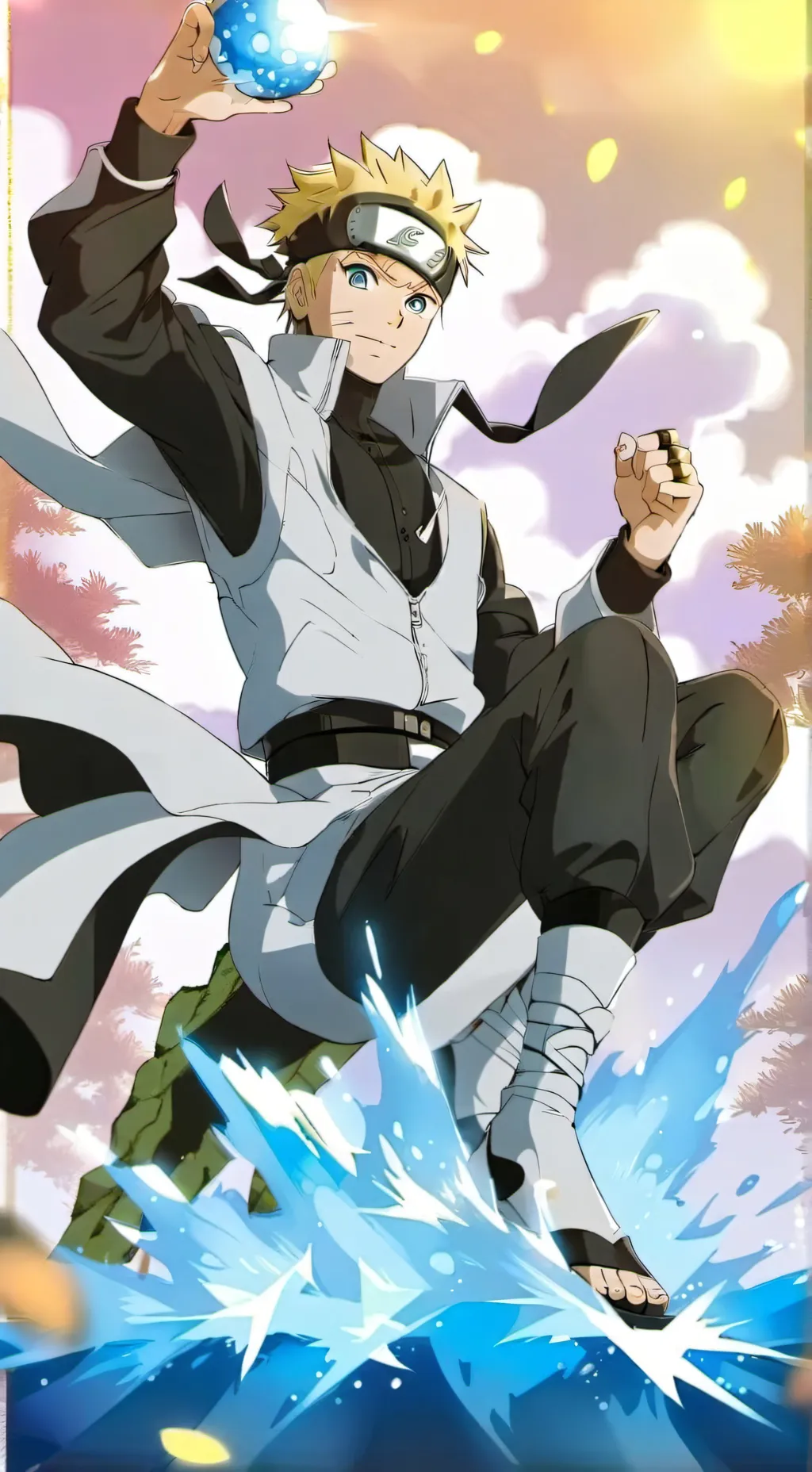 ai character: Naruto  background