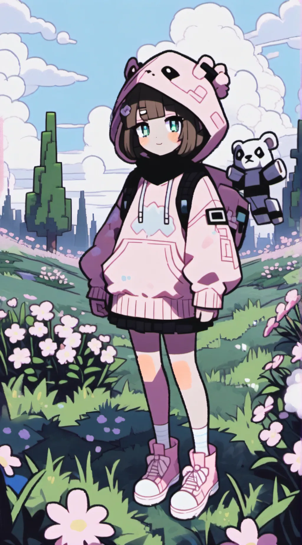 ai character: trend background