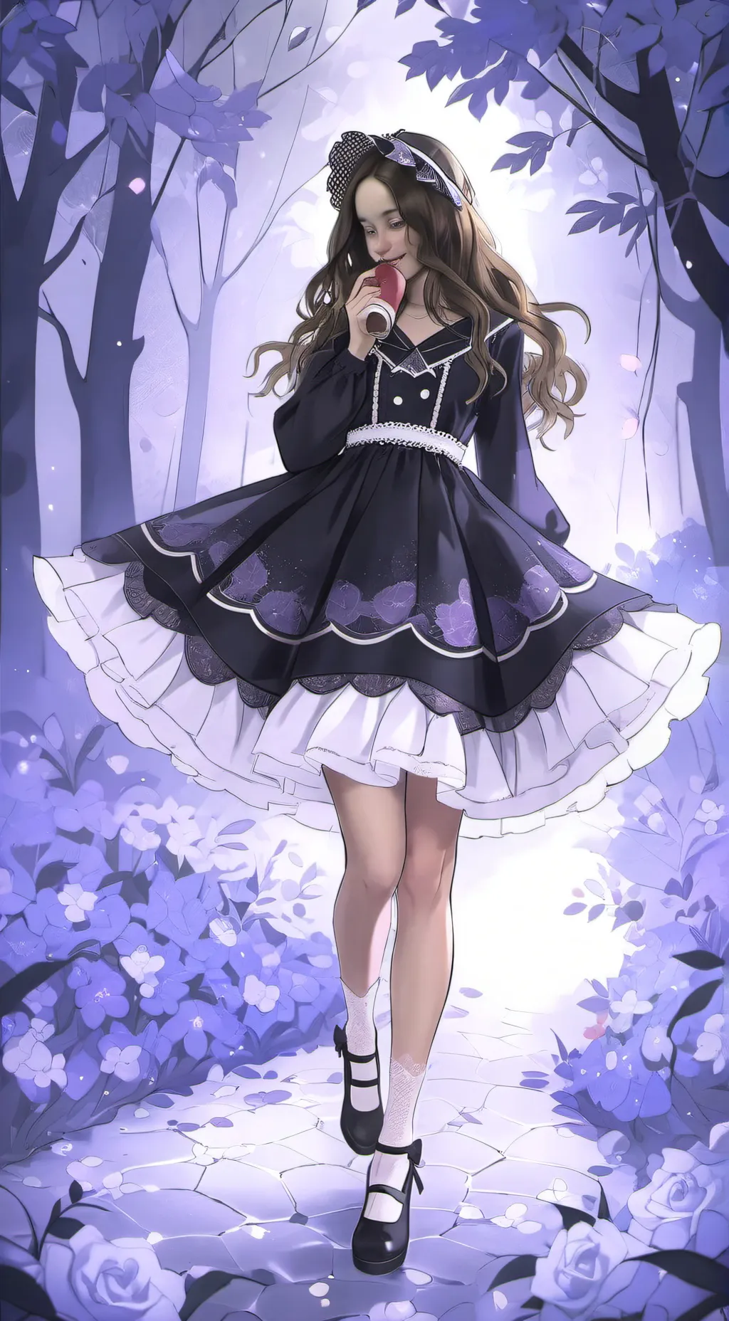 ai character: Kira  background