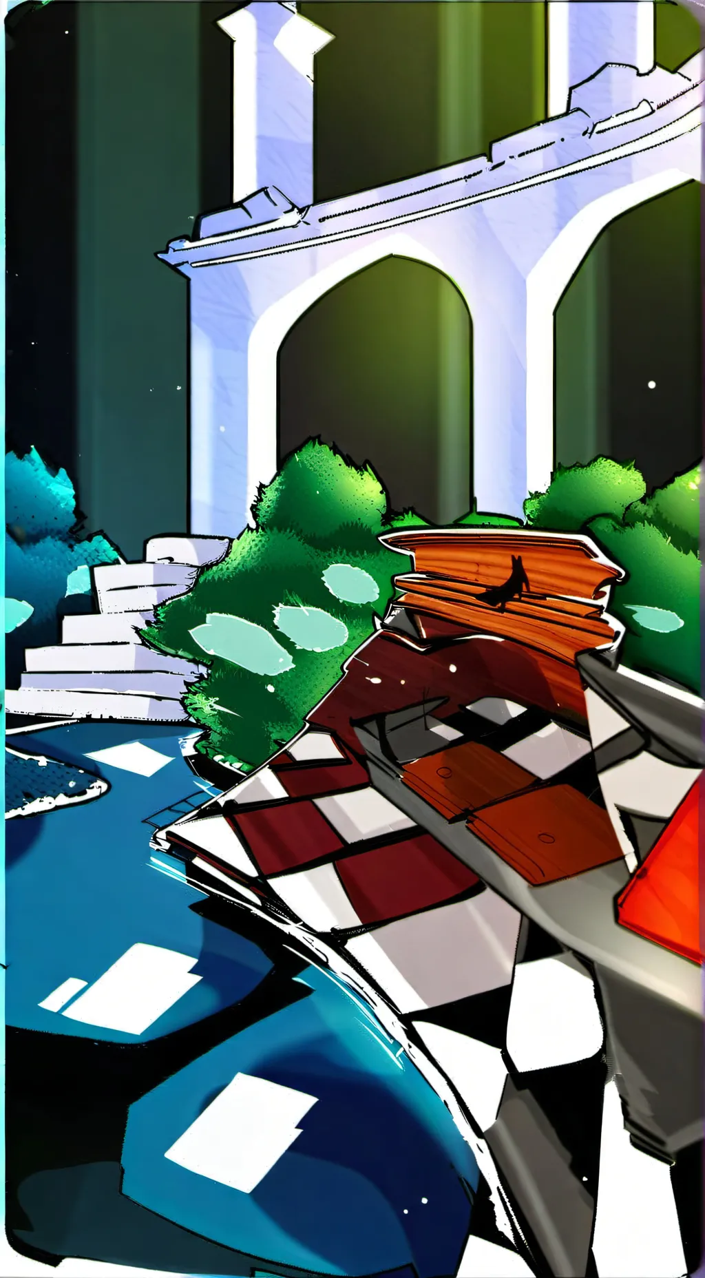 ai character: Sprunki World background