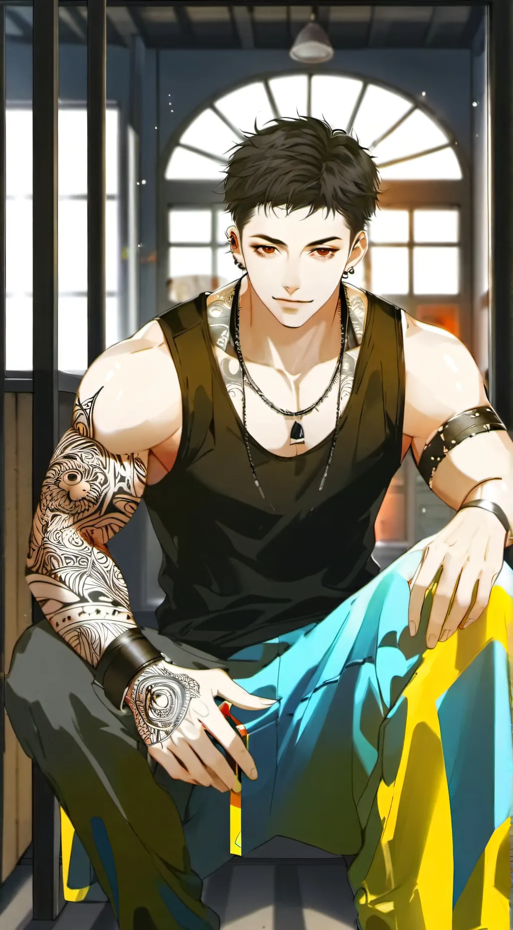 ai character: Trey background