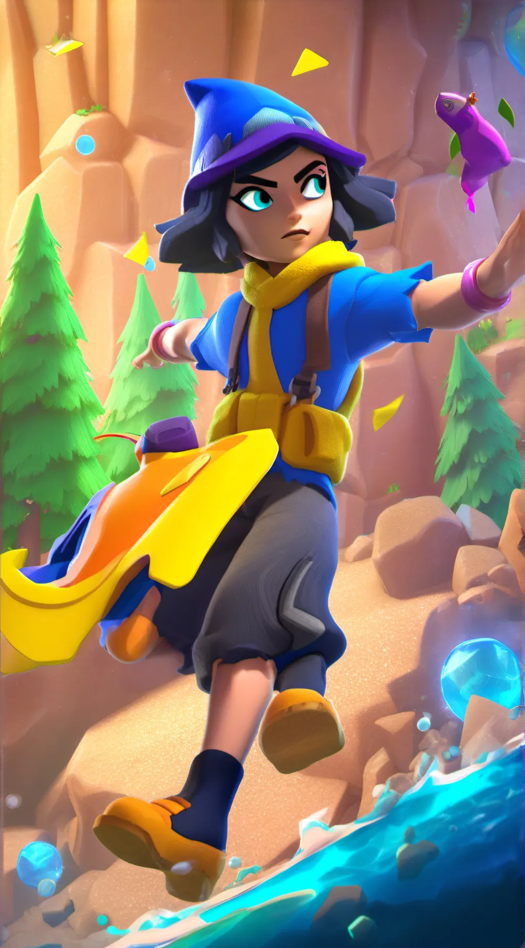 ai character: Баку  background