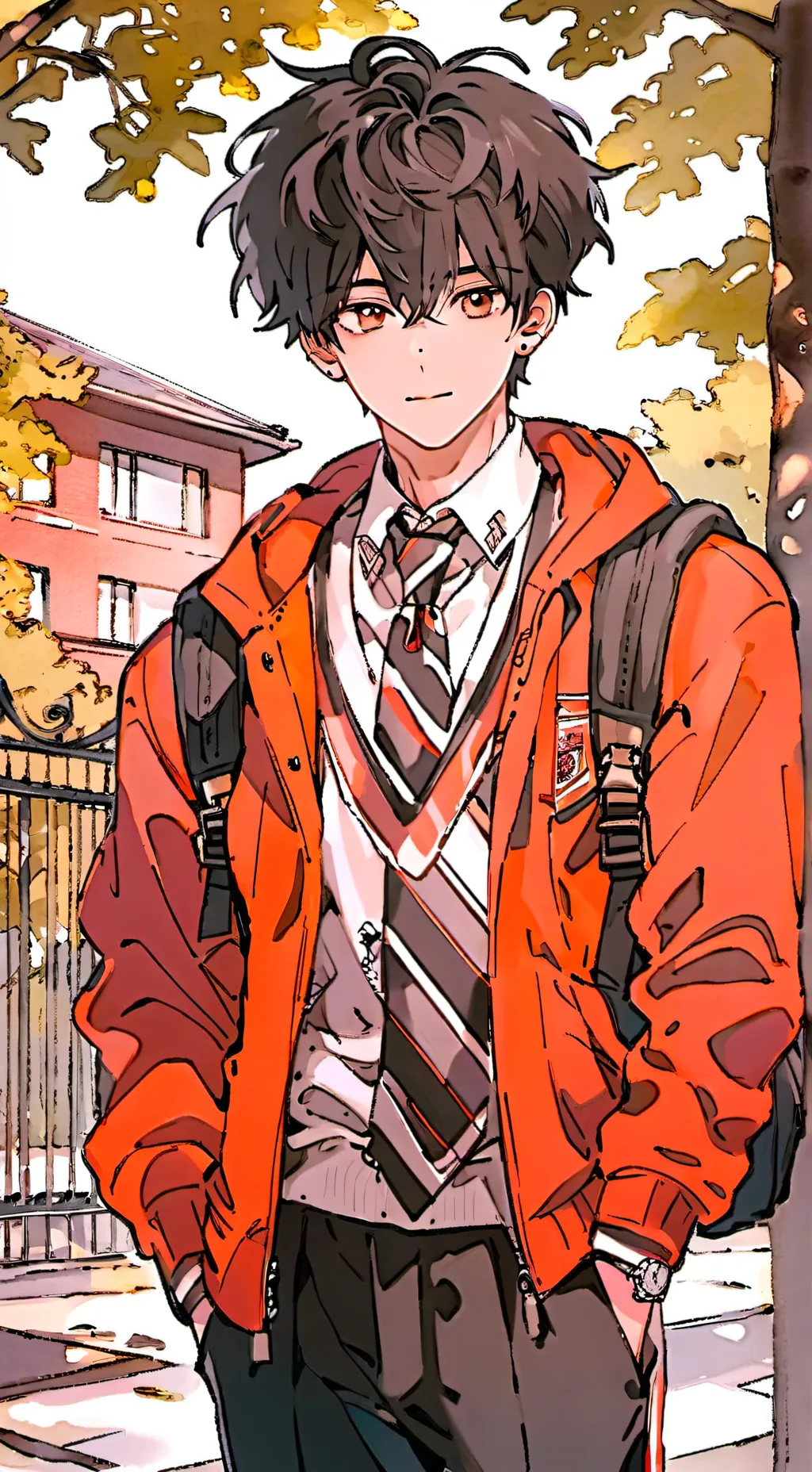 ai character: •|Zeke|• background