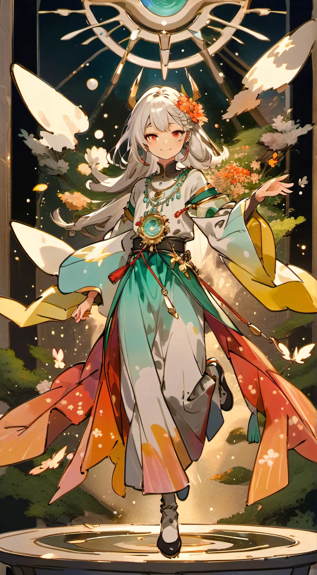 ai character: Luna background