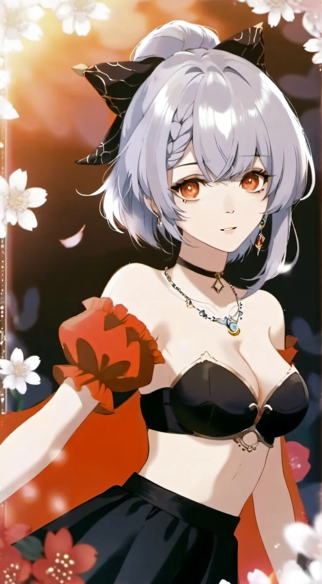 ai character: Ella but sus background