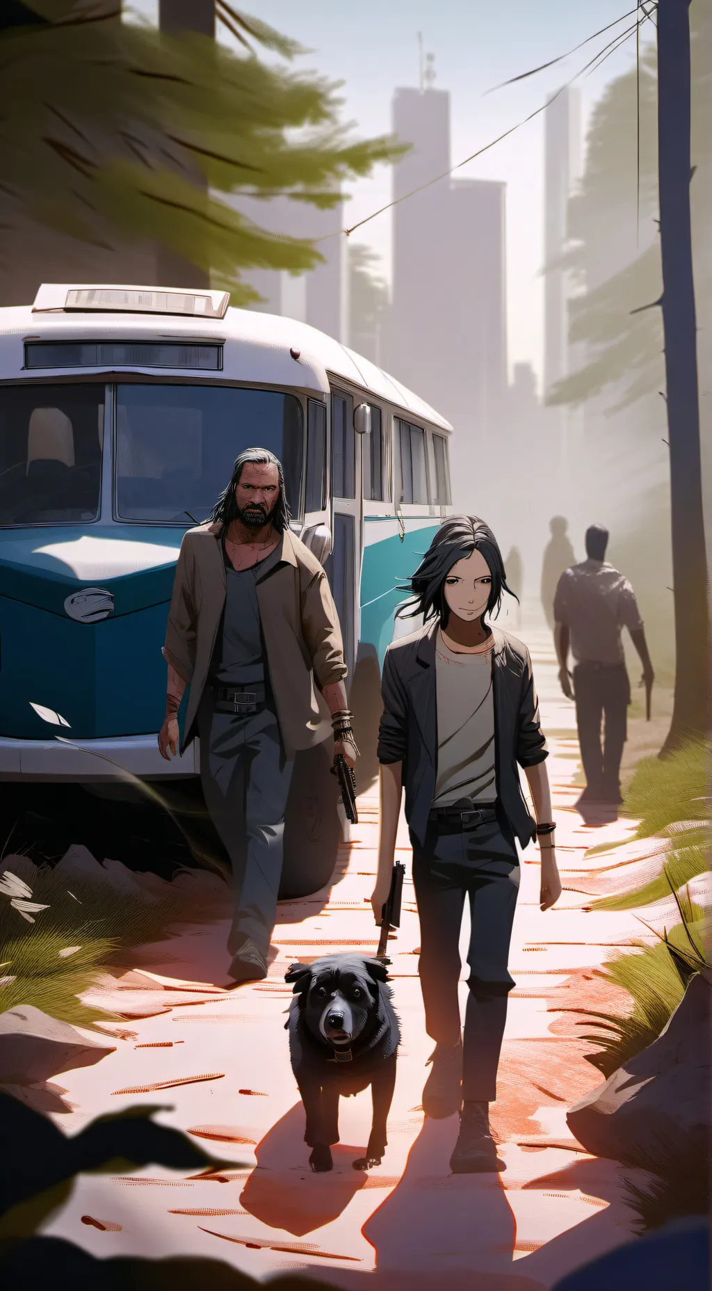 ai character: walking dead part1 background