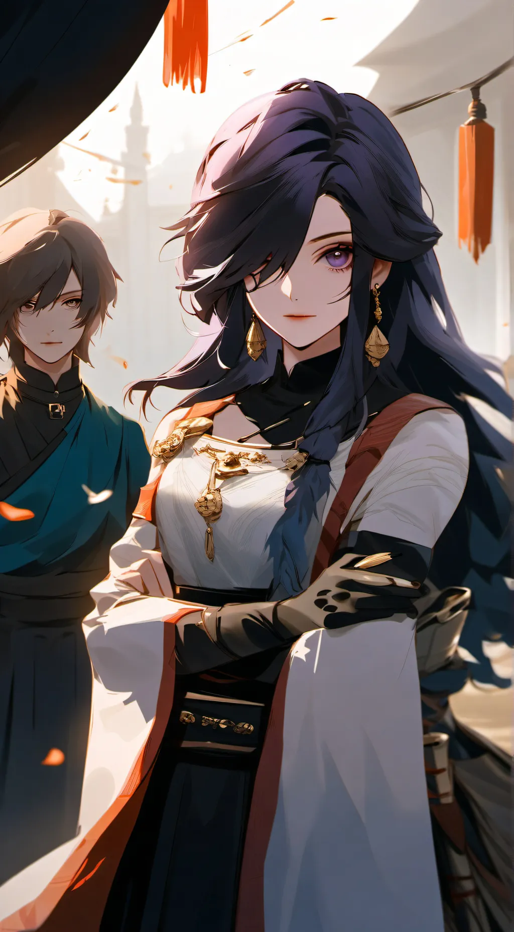 ai character: obamitsu daughter  background