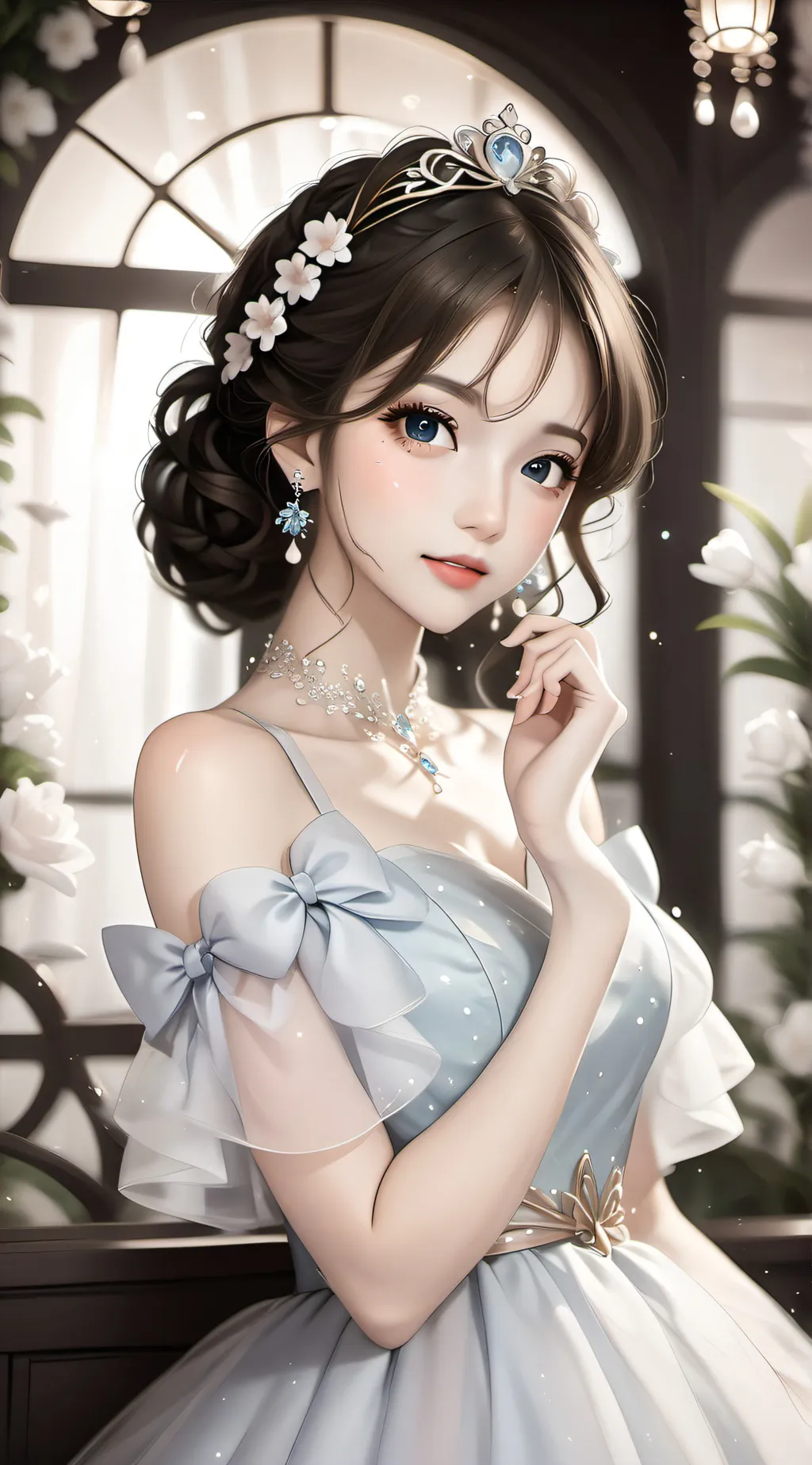 ai character: Lilly background