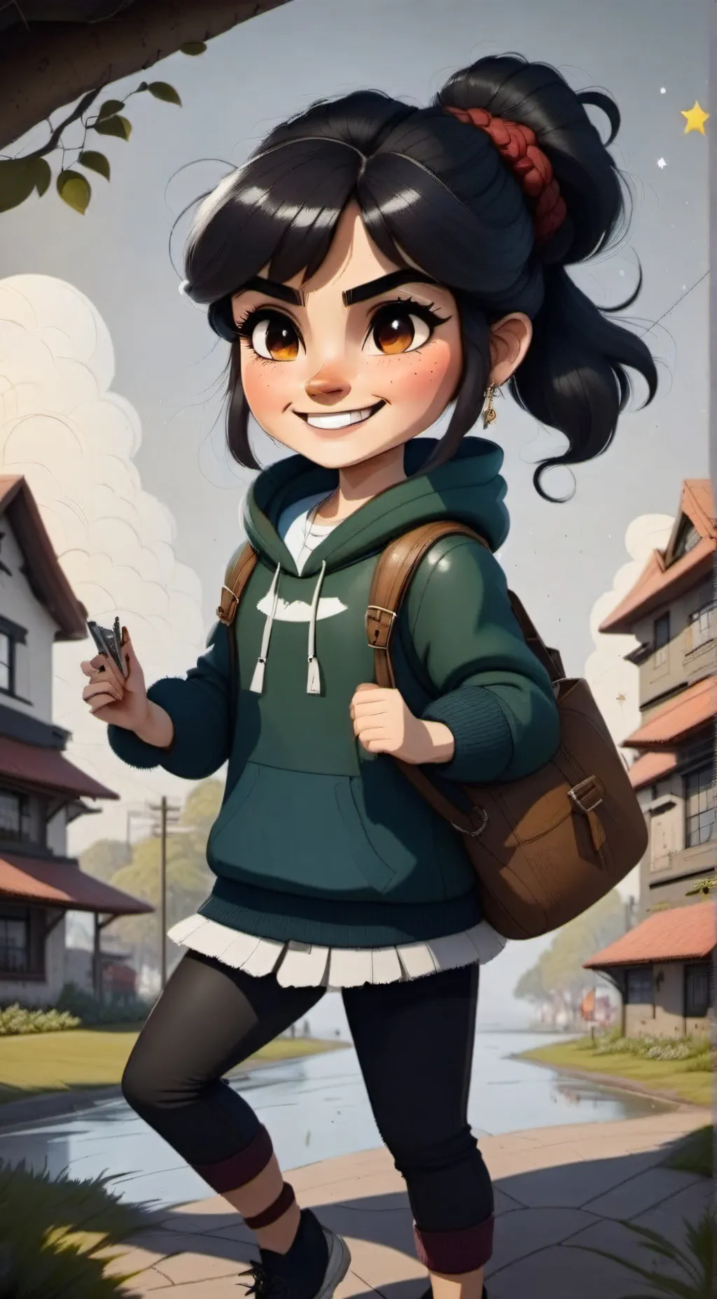 ai character: Venelope  background