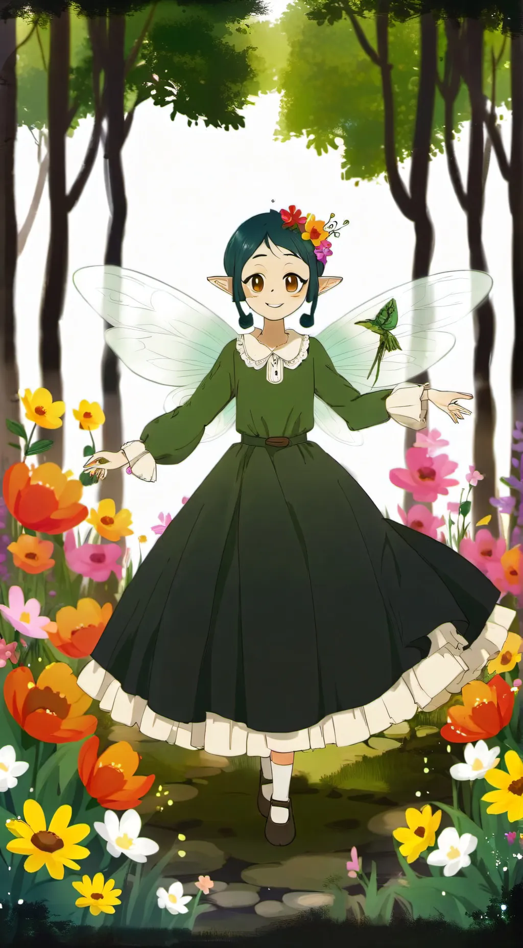 ai character: Dandi background