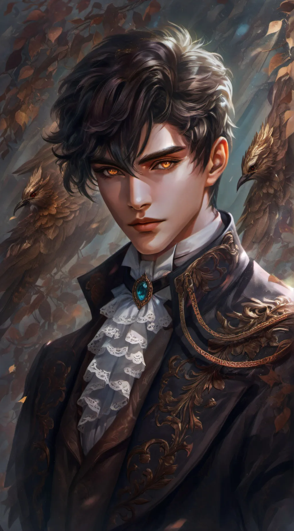 ai character: Thomas Stern  background
