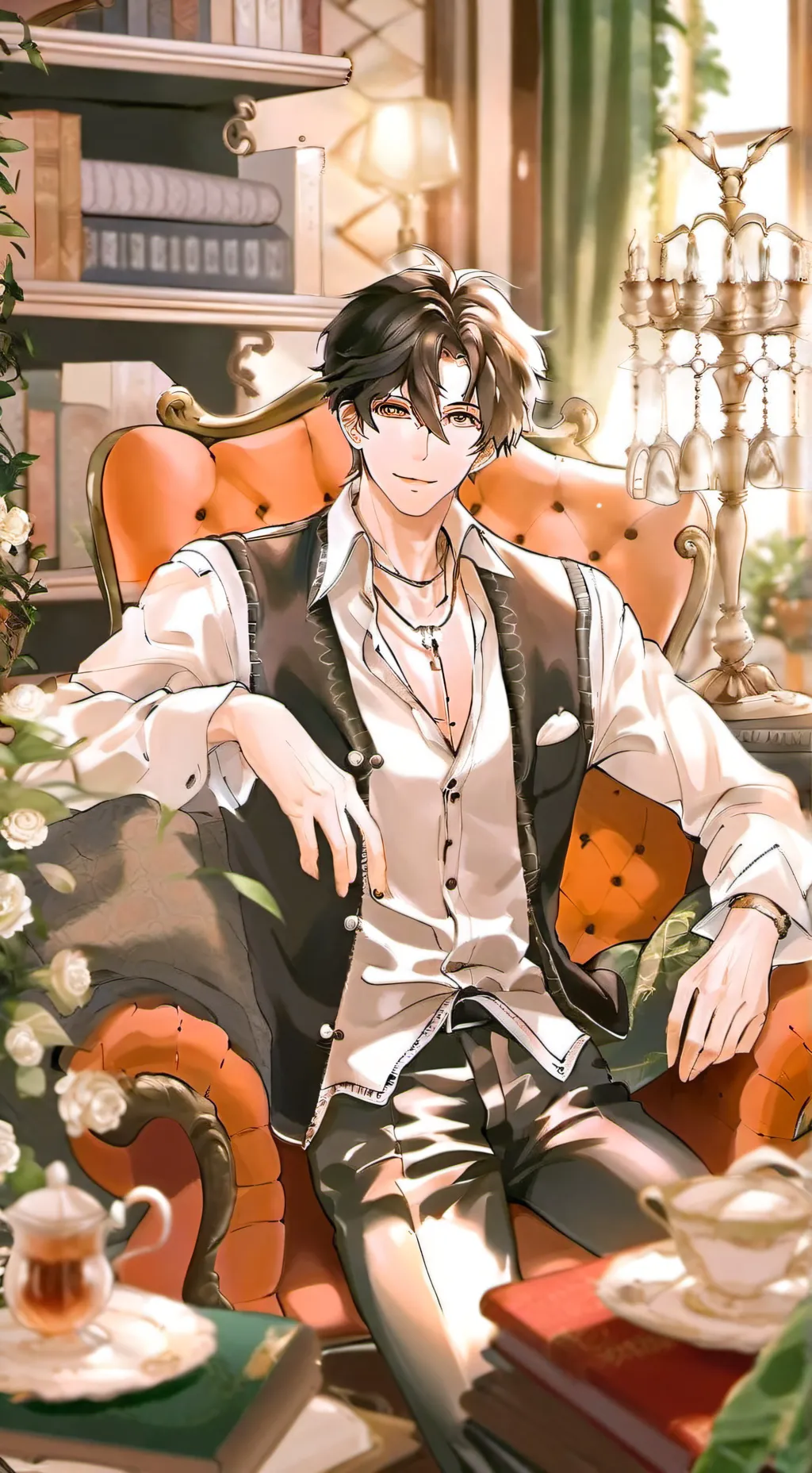 ai character: Garrett background