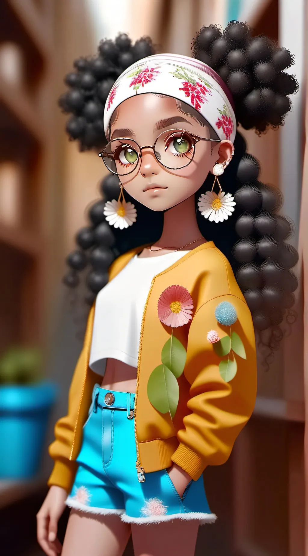 ai character: Bella background