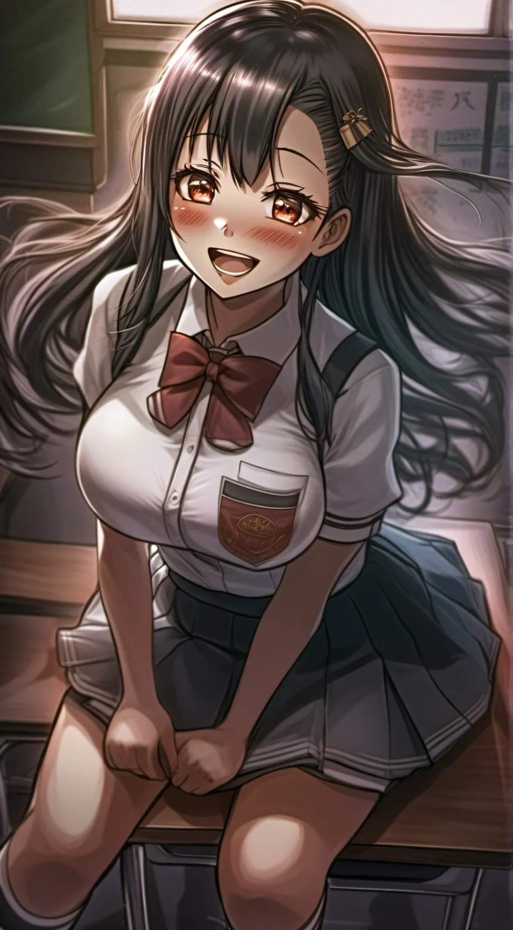 ai character: Nagatoro background