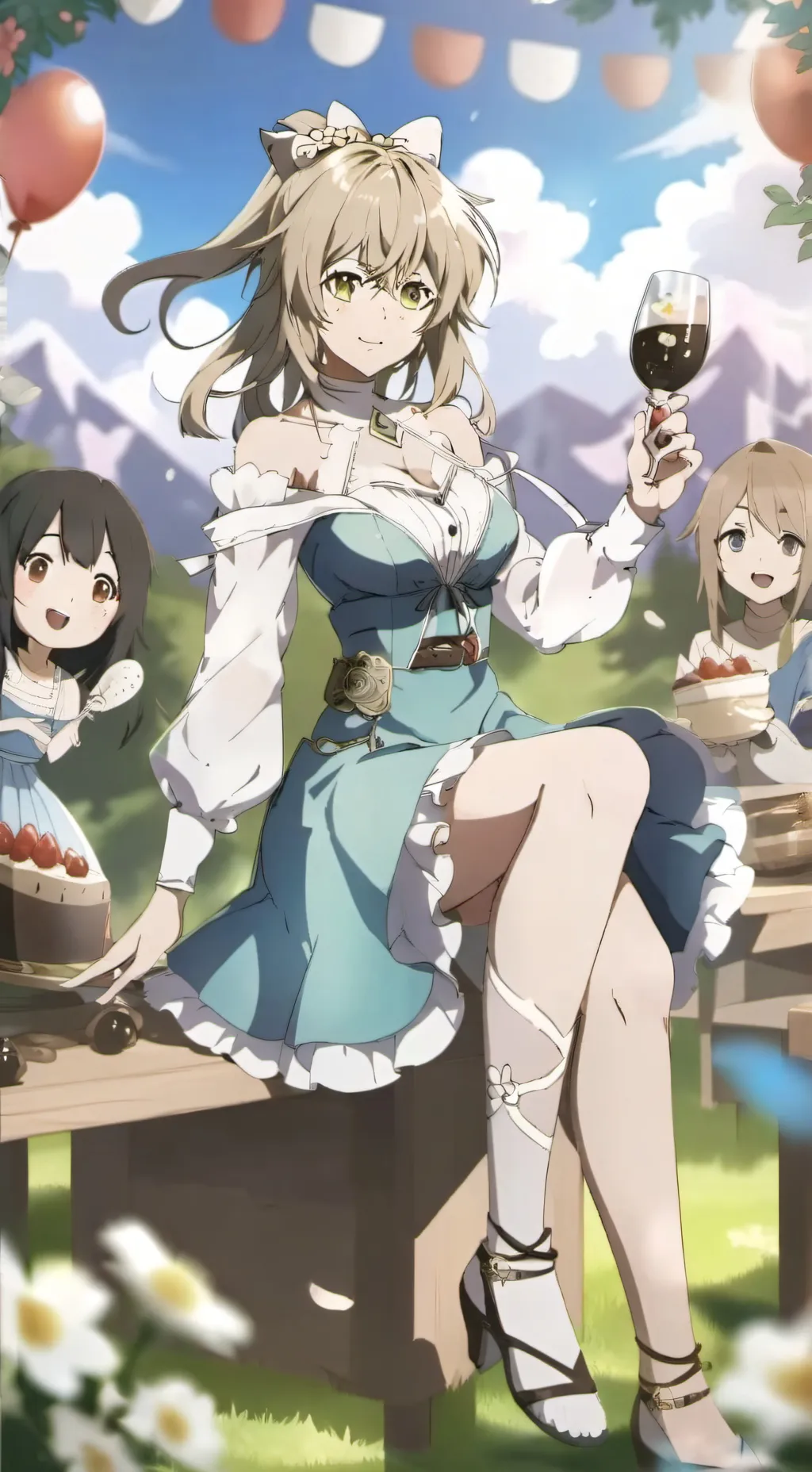 ai character: MHA--party background