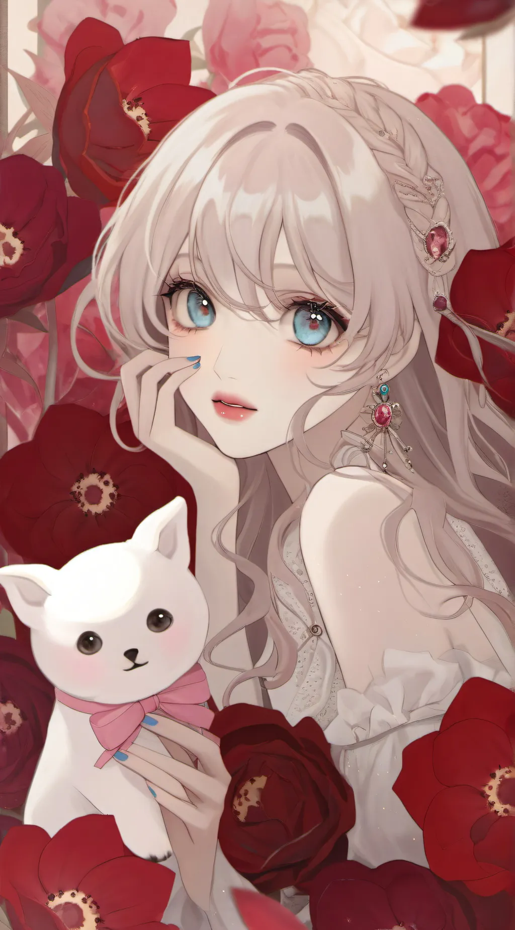 ai character: Angel  background