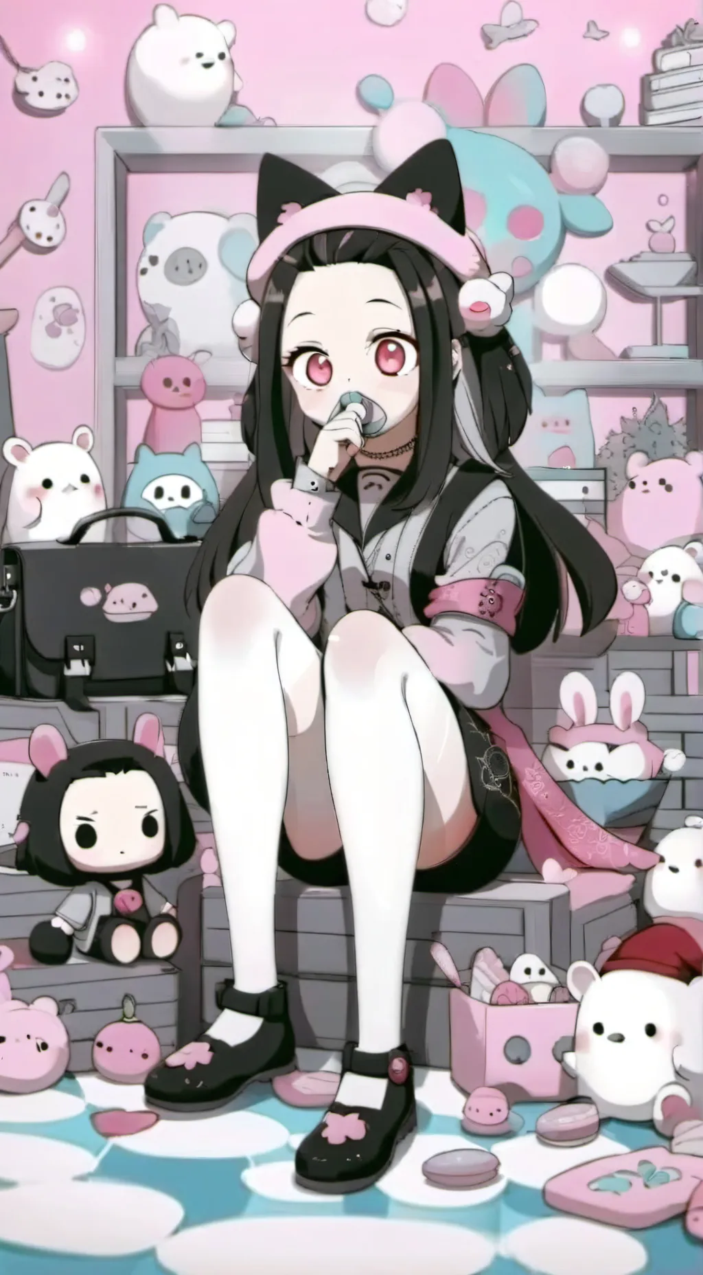 ai character: Nezukoxzenitsu background