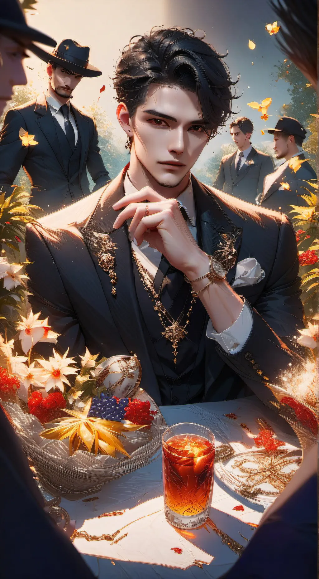 ai character: Isaac  background