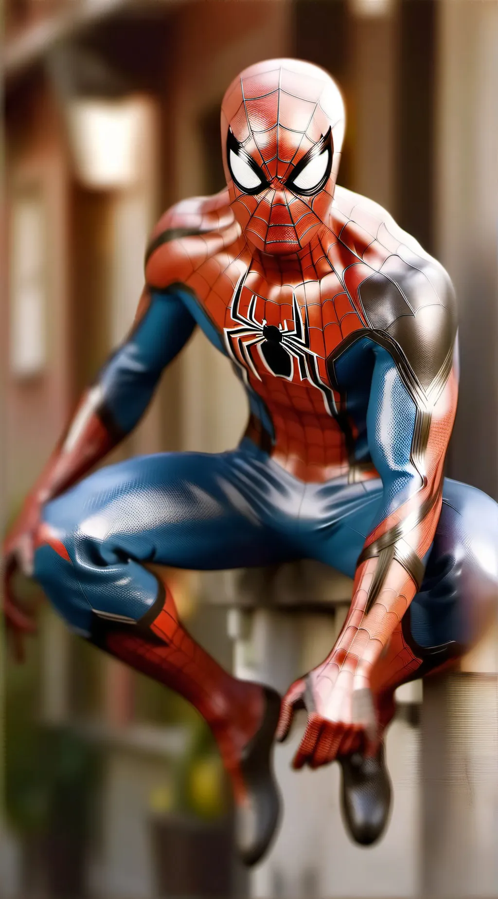 ai character: spider man background