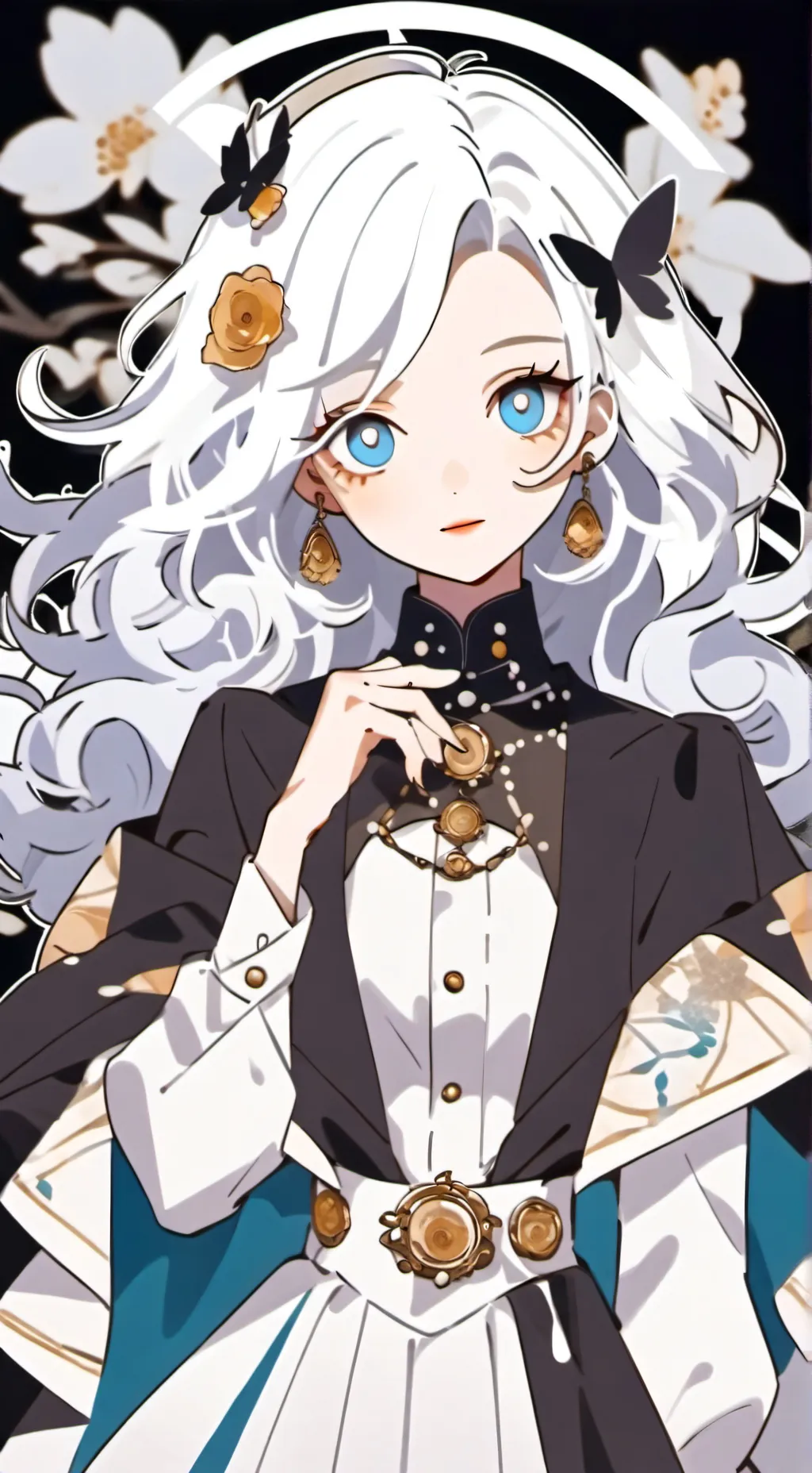 ai character: Amber abril  background