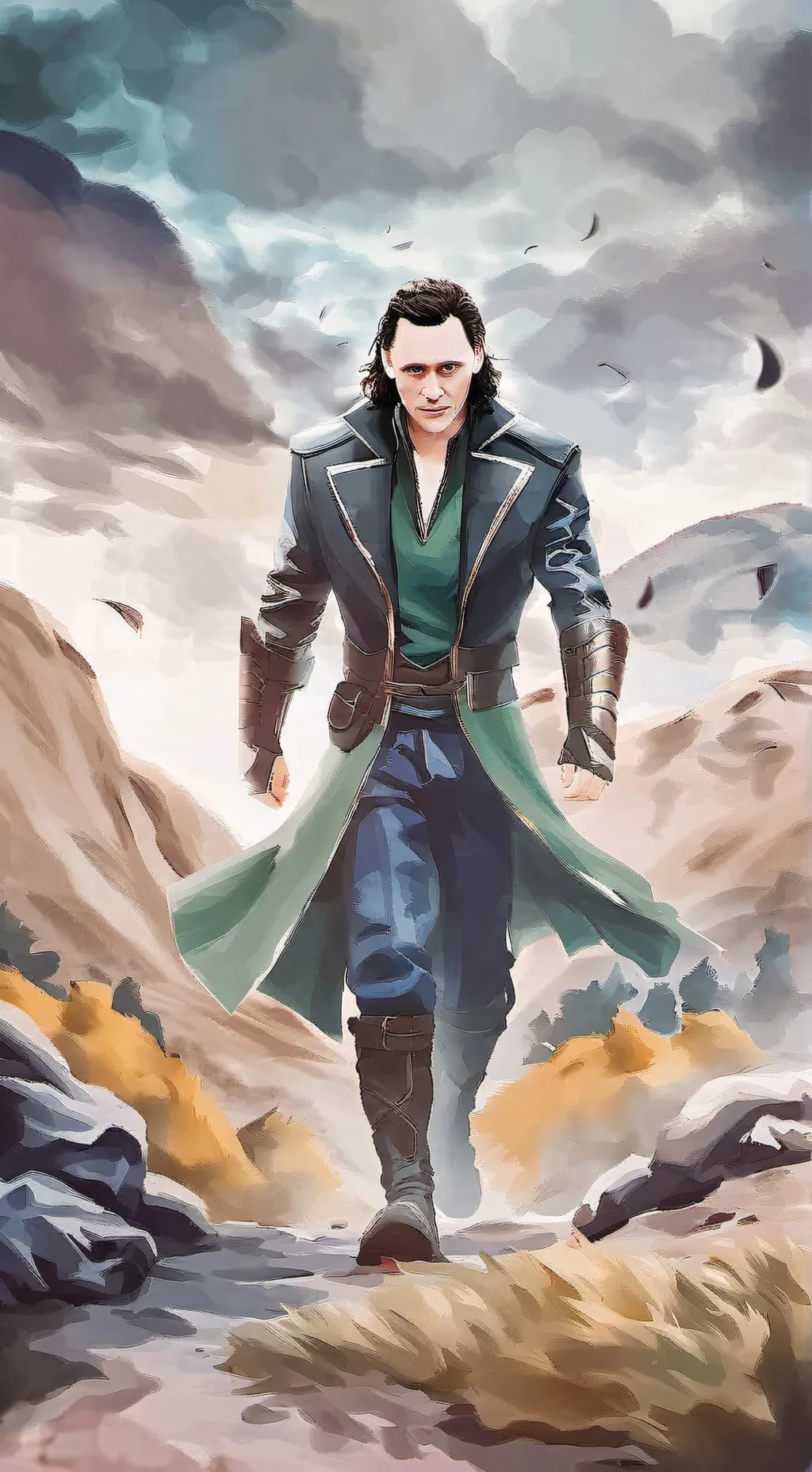 ai character: Loki background