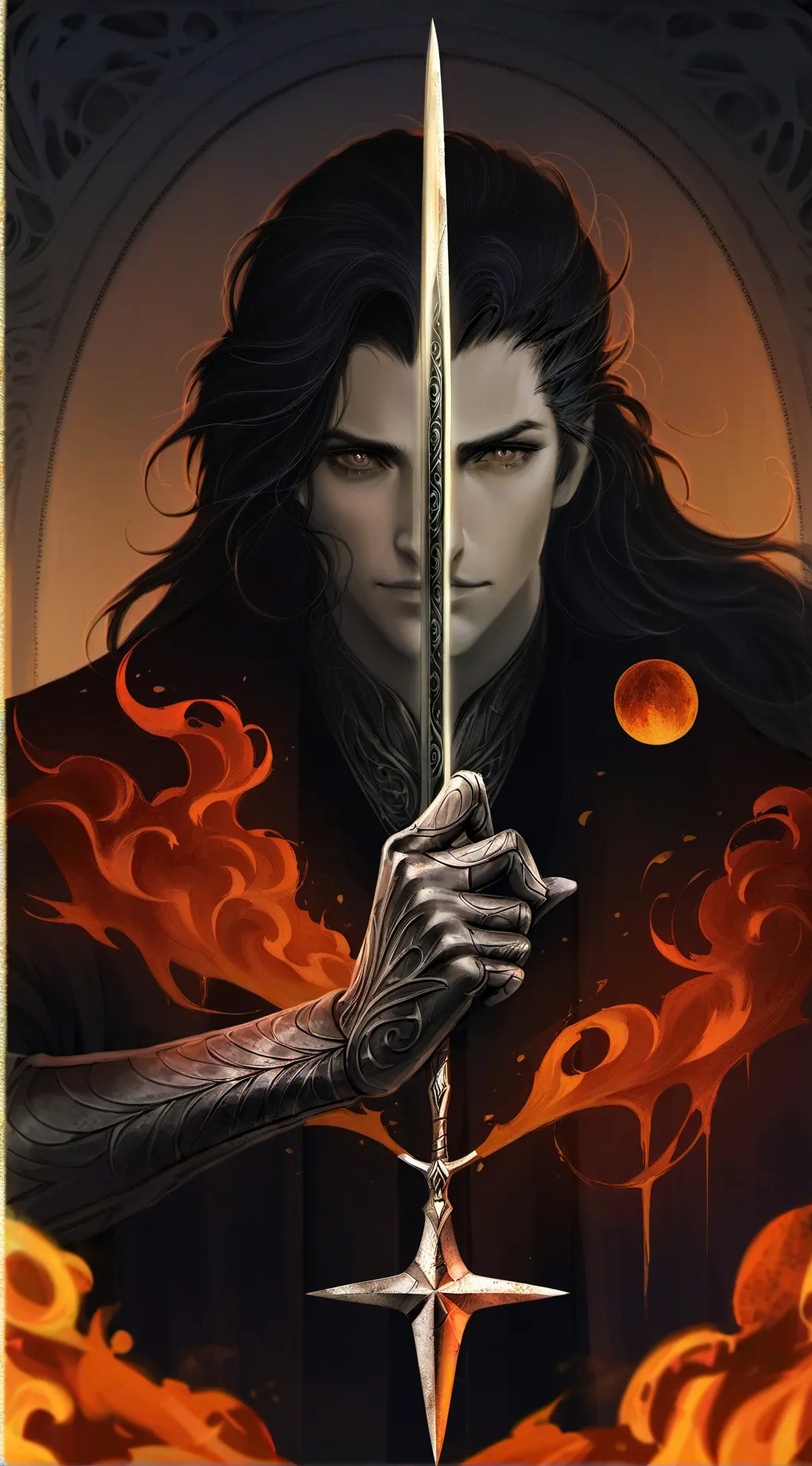 ai character: Damien background