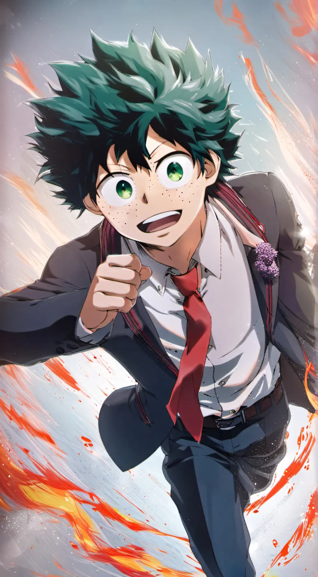 ai character: Izuku Midoriya background
