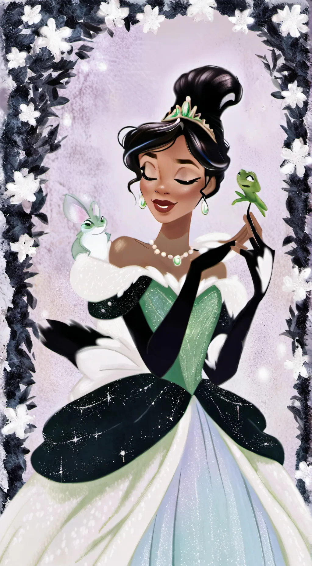 ai character: Princess Tiana background