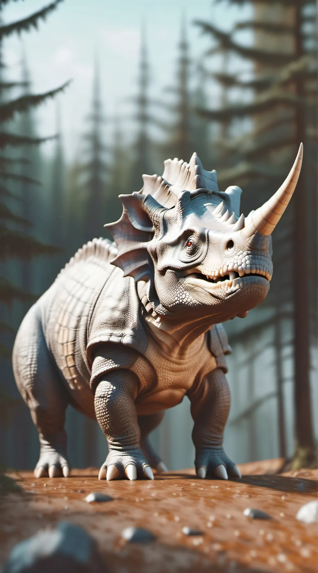 ai character: Sinoceratops  background