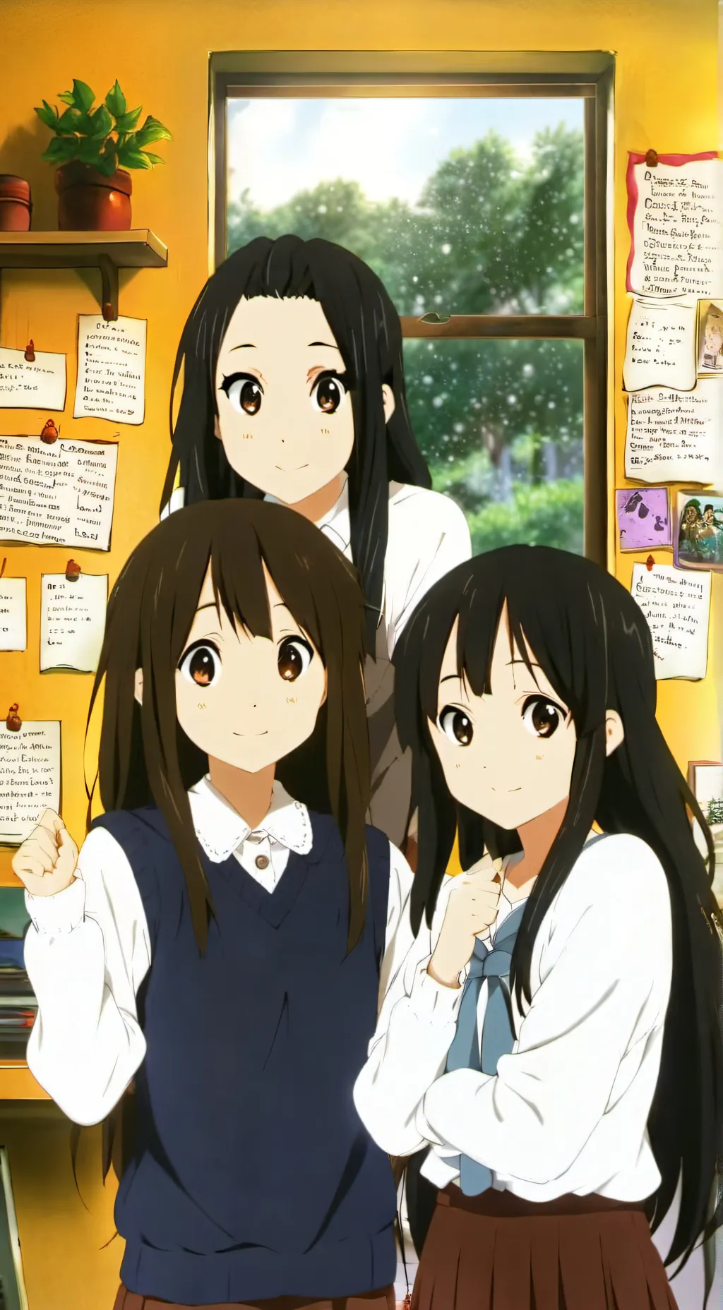 ai character: Girlfriend Harem background