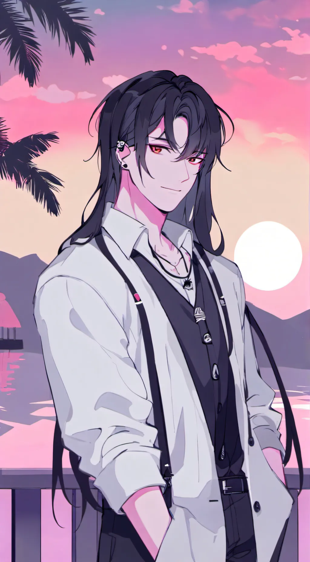 ai character: meme background