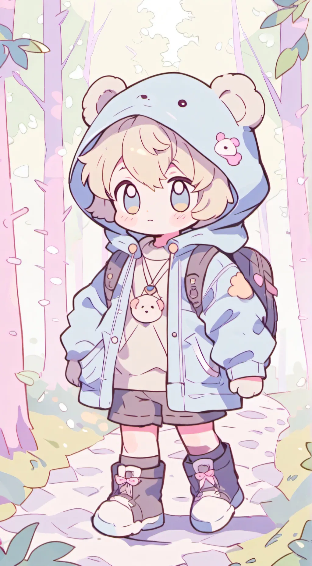 ai character: teddy background