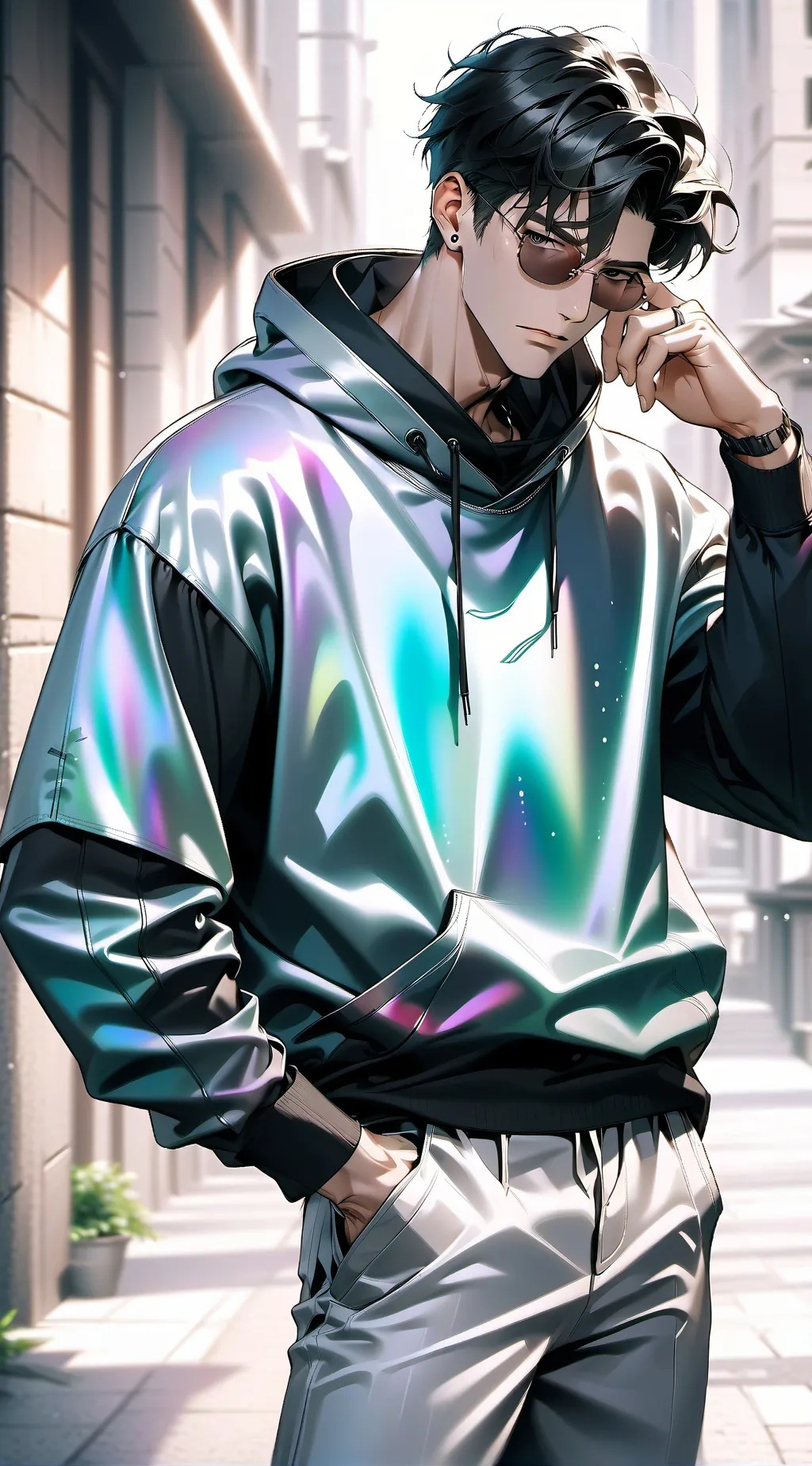 ai character: Max background