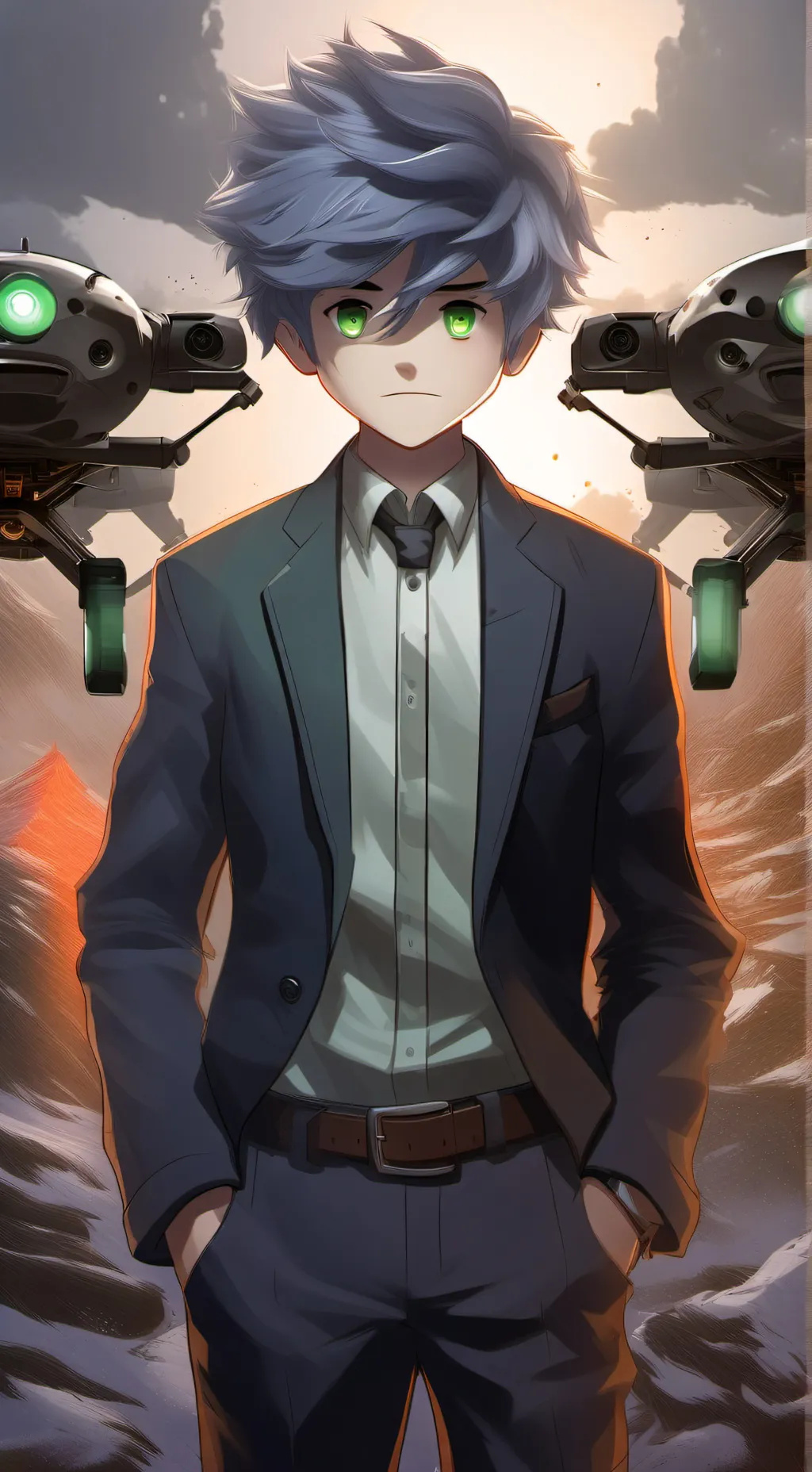 ai character: Zaiden. background