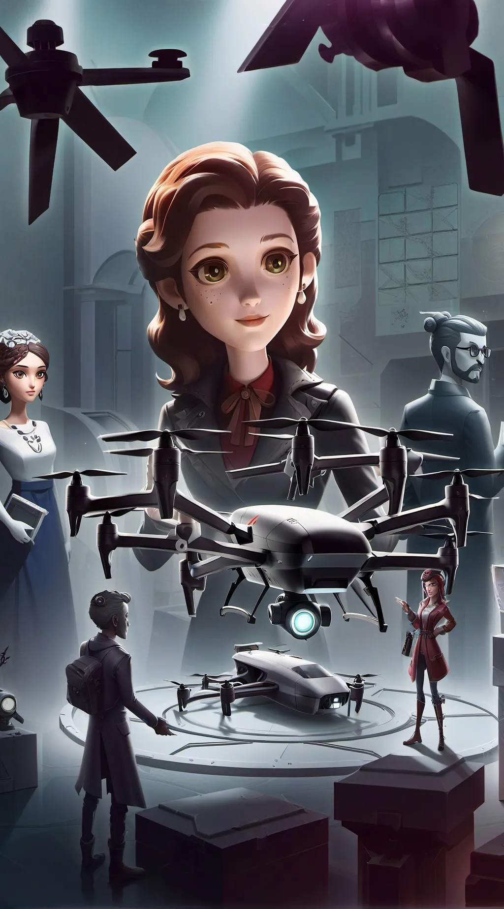 ai character: Cyn md background