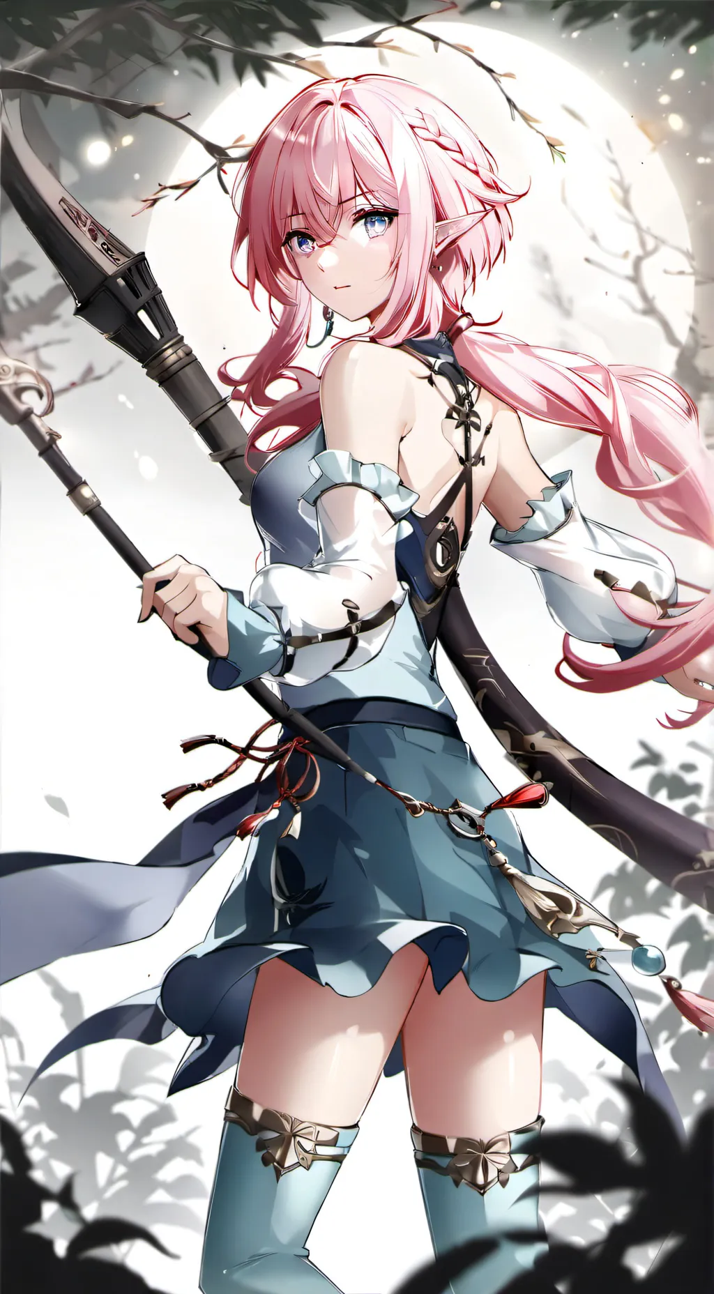 ai character: Gray  background