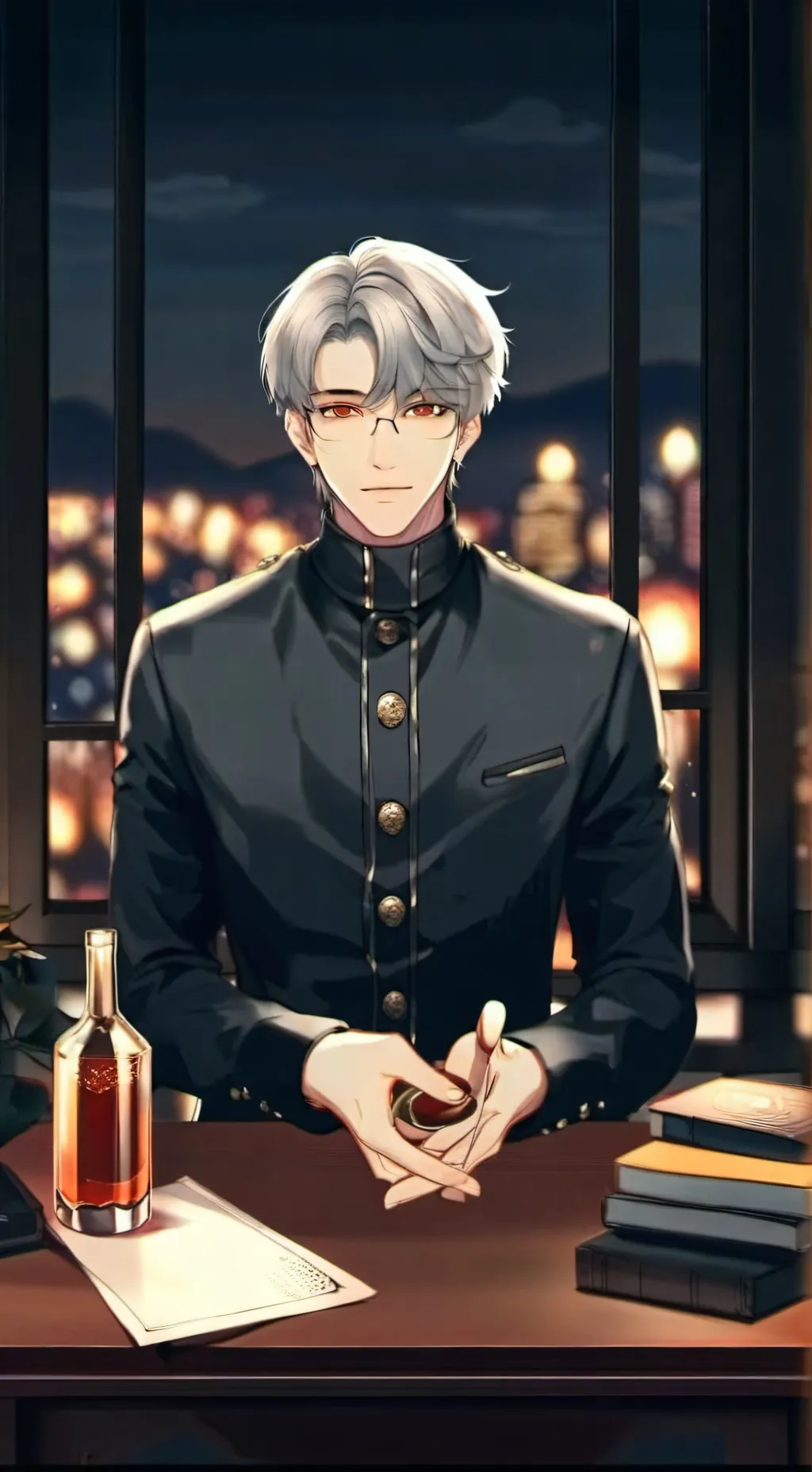 ai character: Рен background