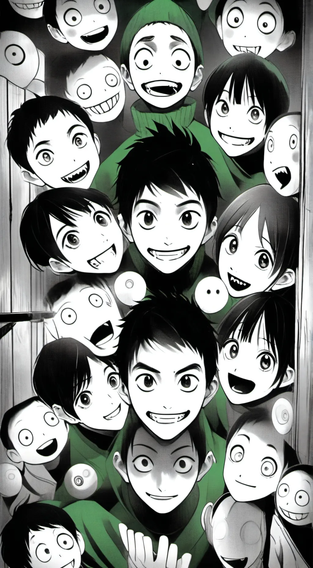 ai character: horror schooldream background