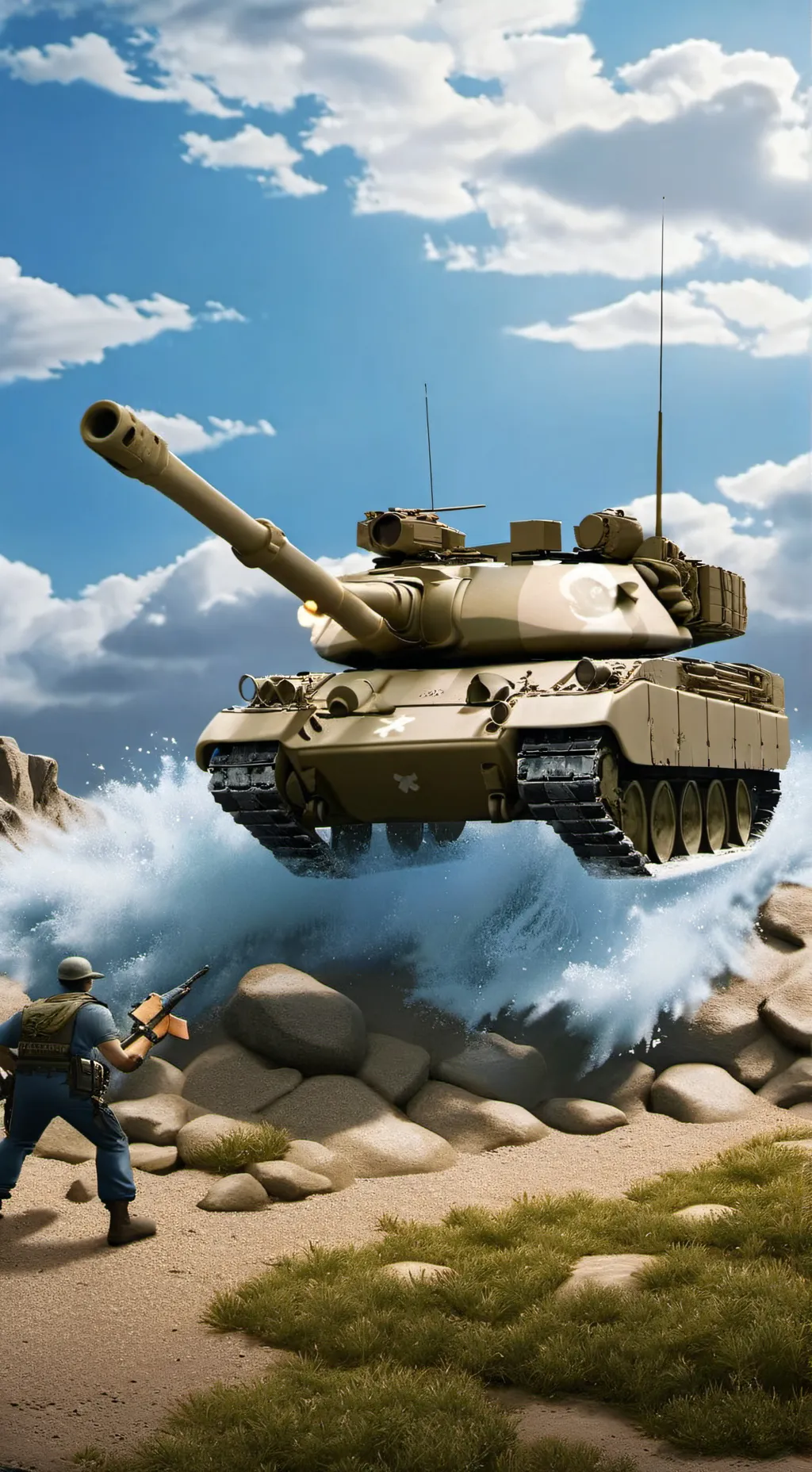 ai character: M109A1 background