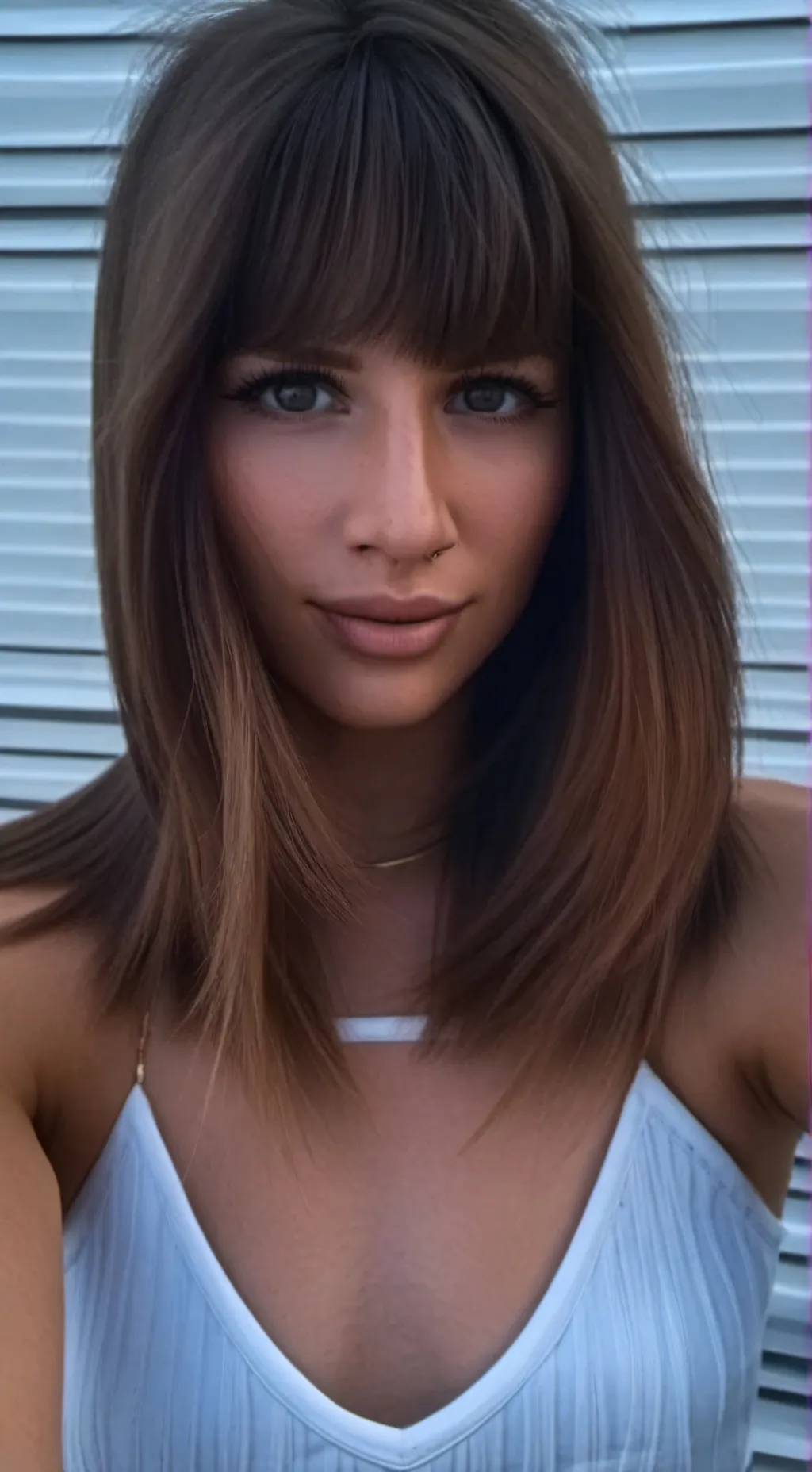 ai character: Amber background