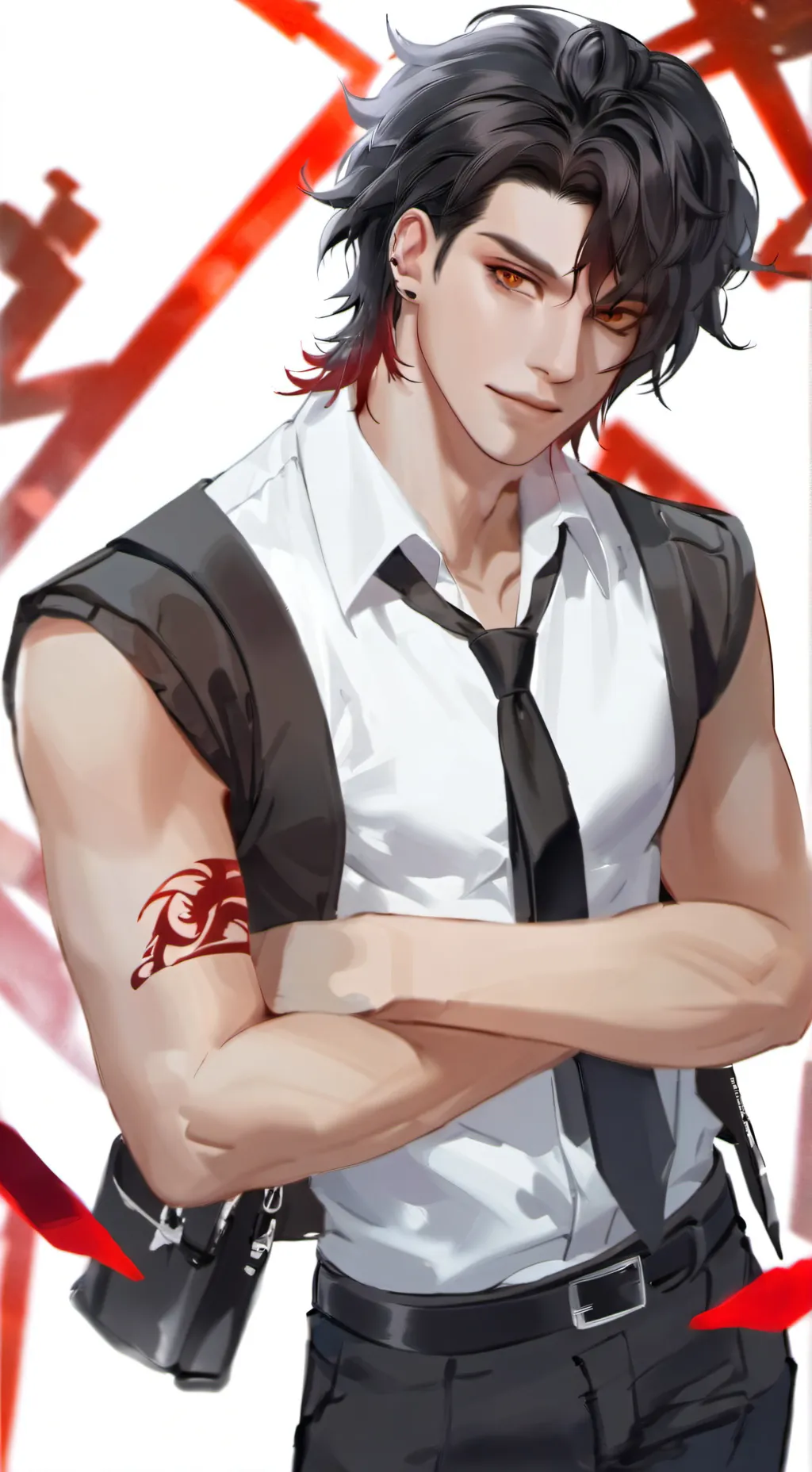 ai character: Vixen Redson background