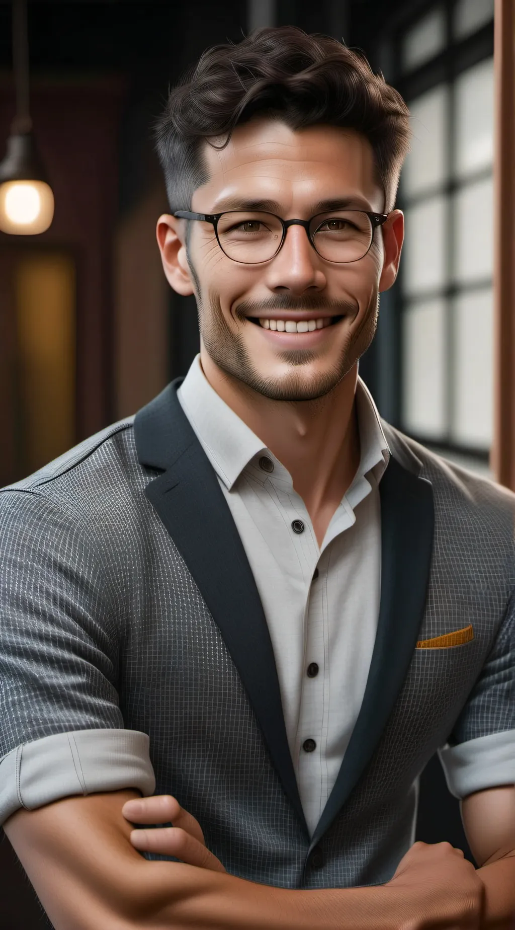 ai character: Victor Lane-Actor background