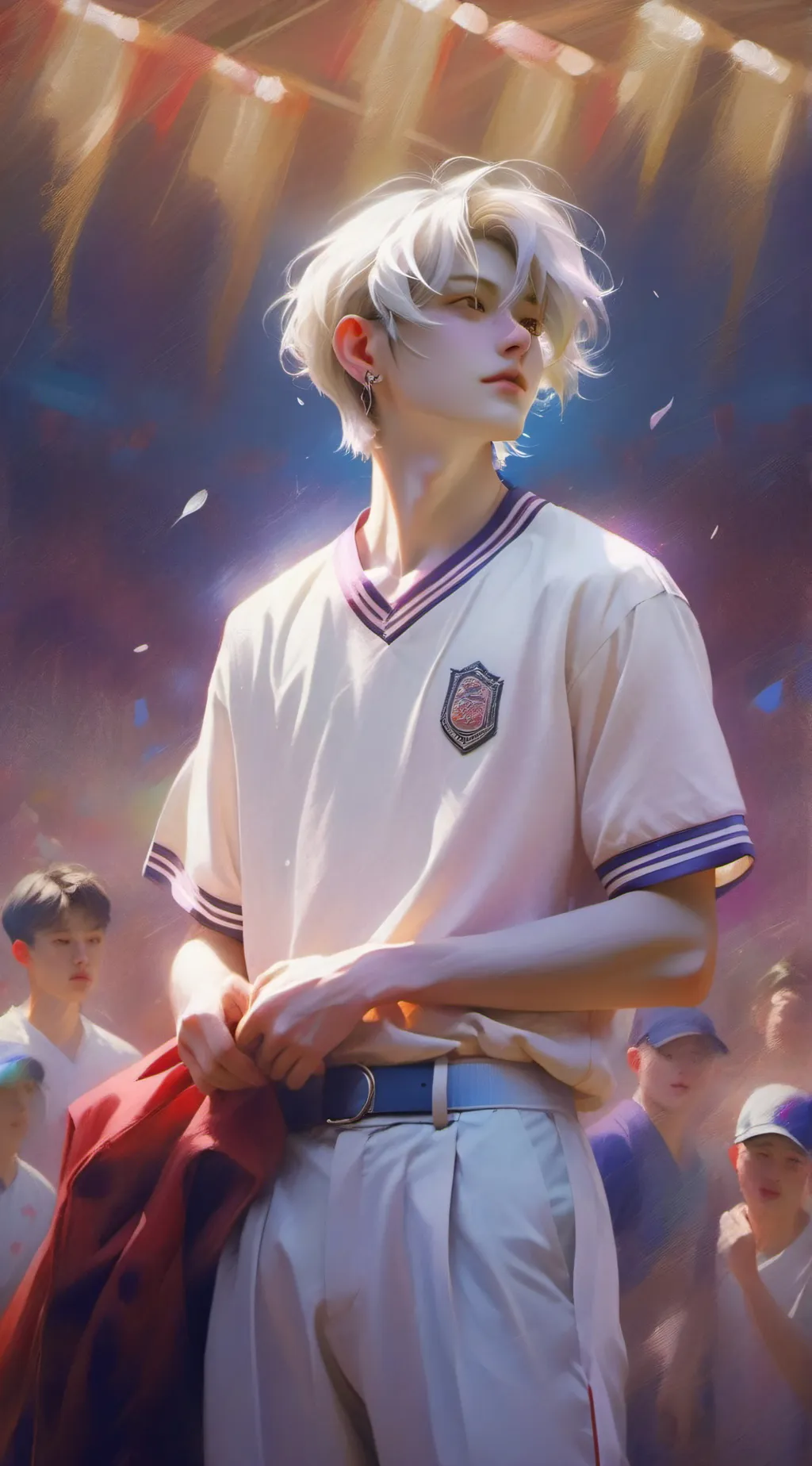 ai character: Рюу background
